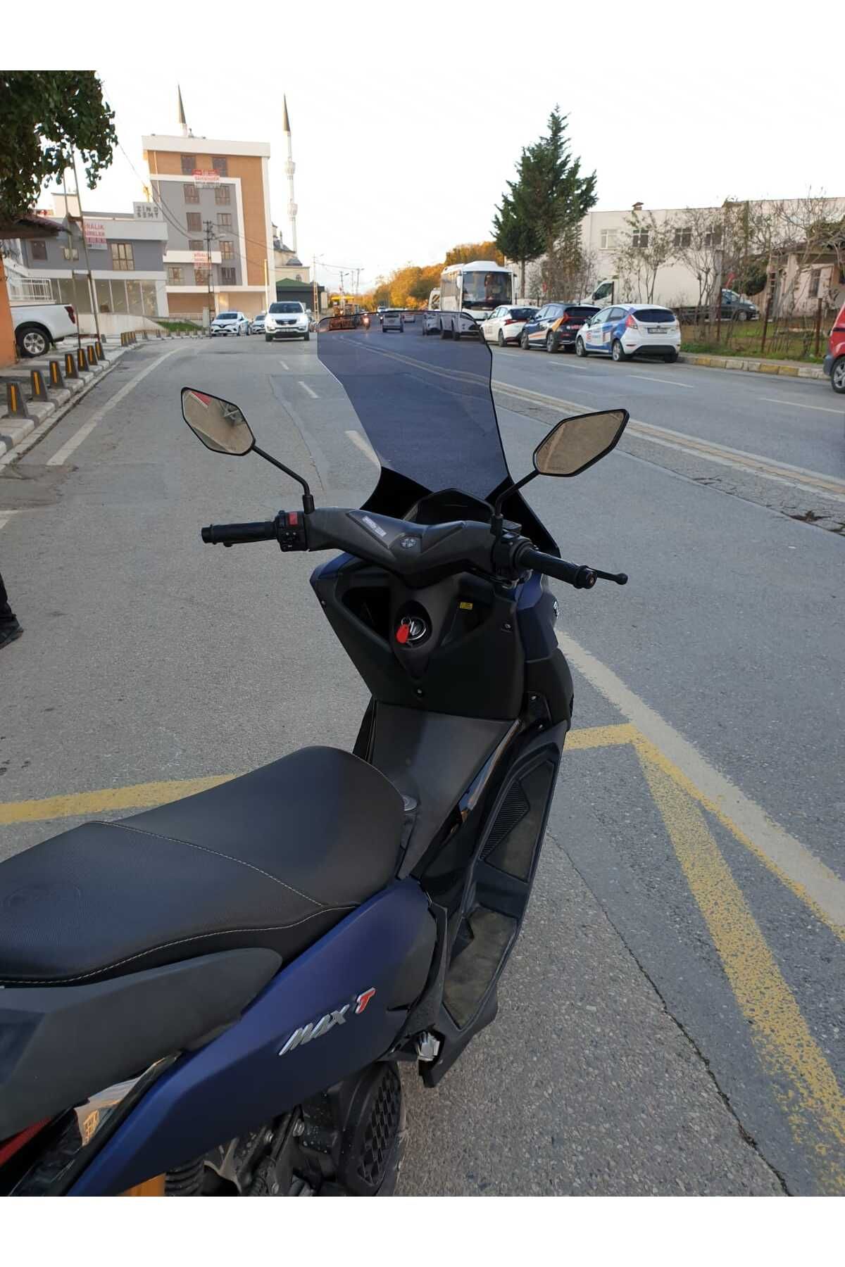 Arora Max T 150 Siperlik Ön Cam 2022-2025 Model 78cm Füme Renkli 4mm UZUN CAM