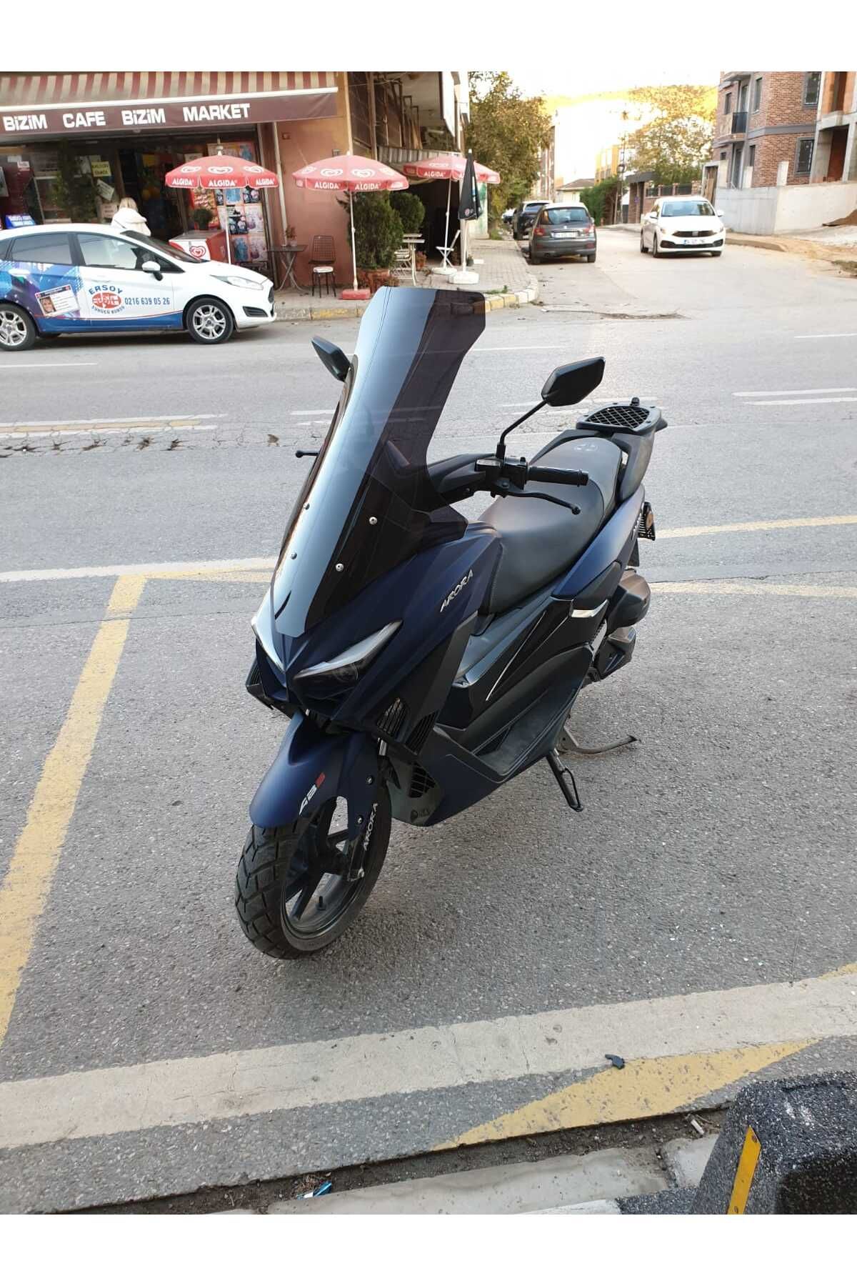 Arora Max T 150 Siperlik Ön Cam 2022-2025 Model 78cm Siyah Renkli 4mm UZUN CAM