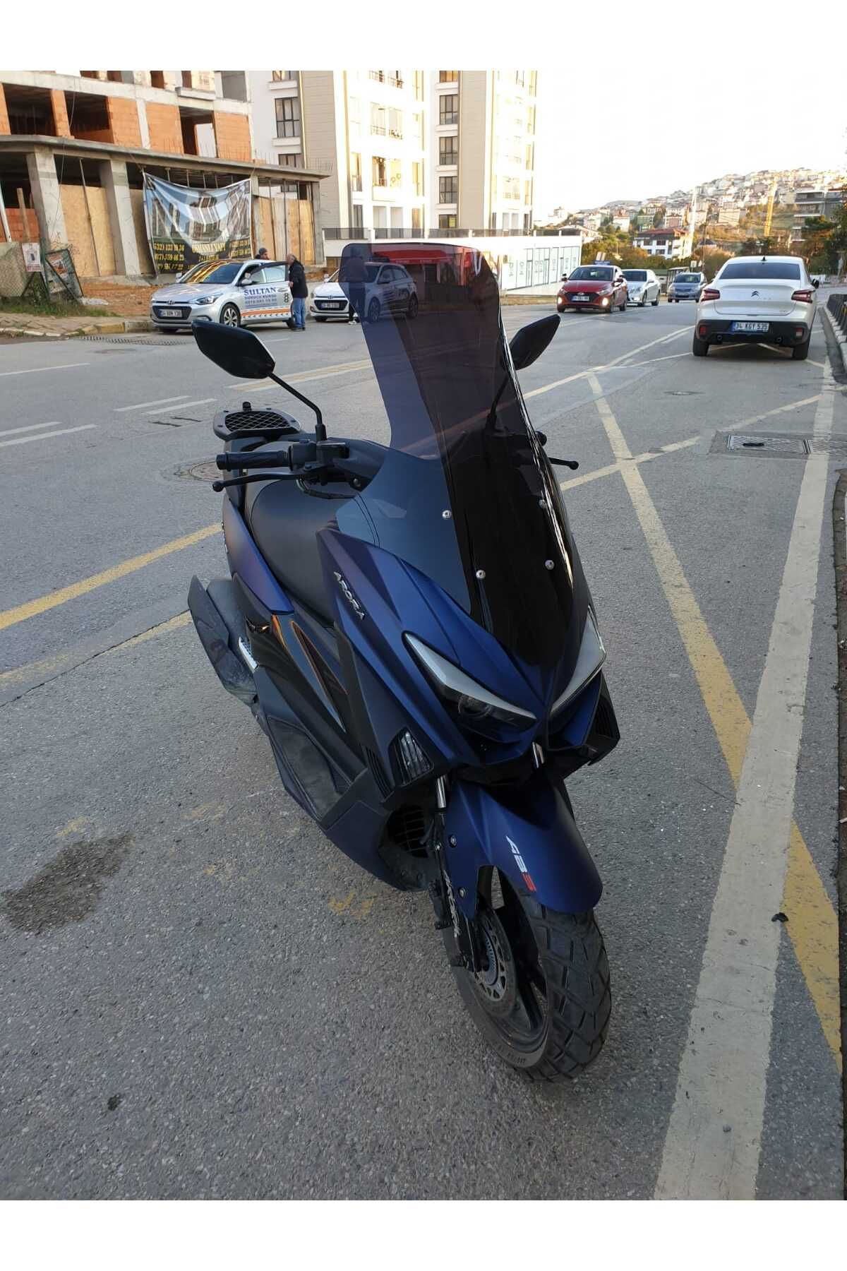 Arora Max T 150 Siperlik Ön Cam 2022-2025 Model 78cm Siyah Renkli 4mm UZUN CAM