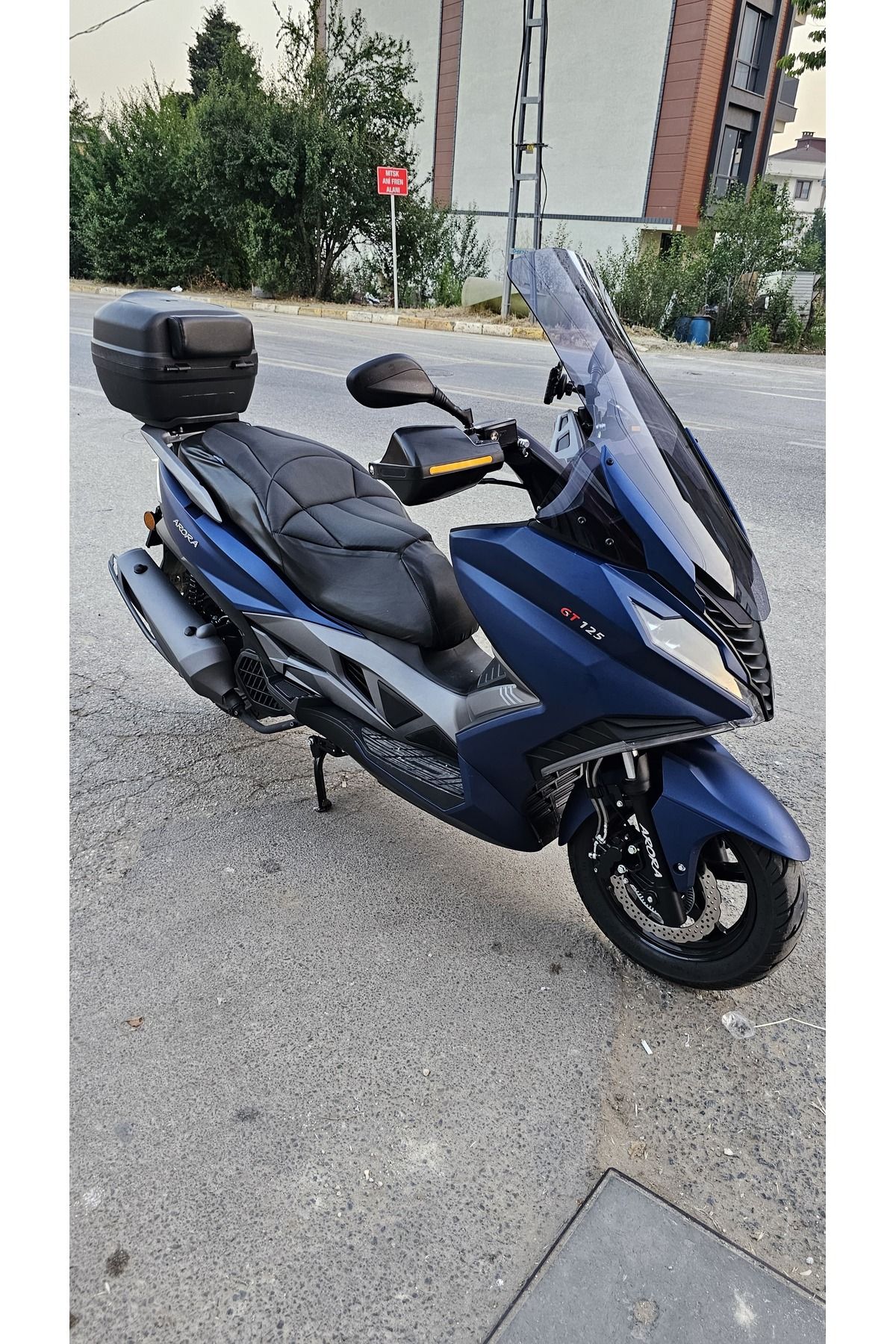 Arora GT 125 250 Siperlik Ön Cam 2023-2025 Model 83cm Füme Renkli 4mm UZUN CAM