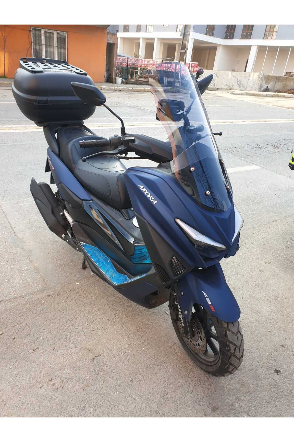 Arora Max T 150 Siperlik Ön Cam 2022-2025 Model 55cm Füme Renkli 4mm KISA SPOR CAM