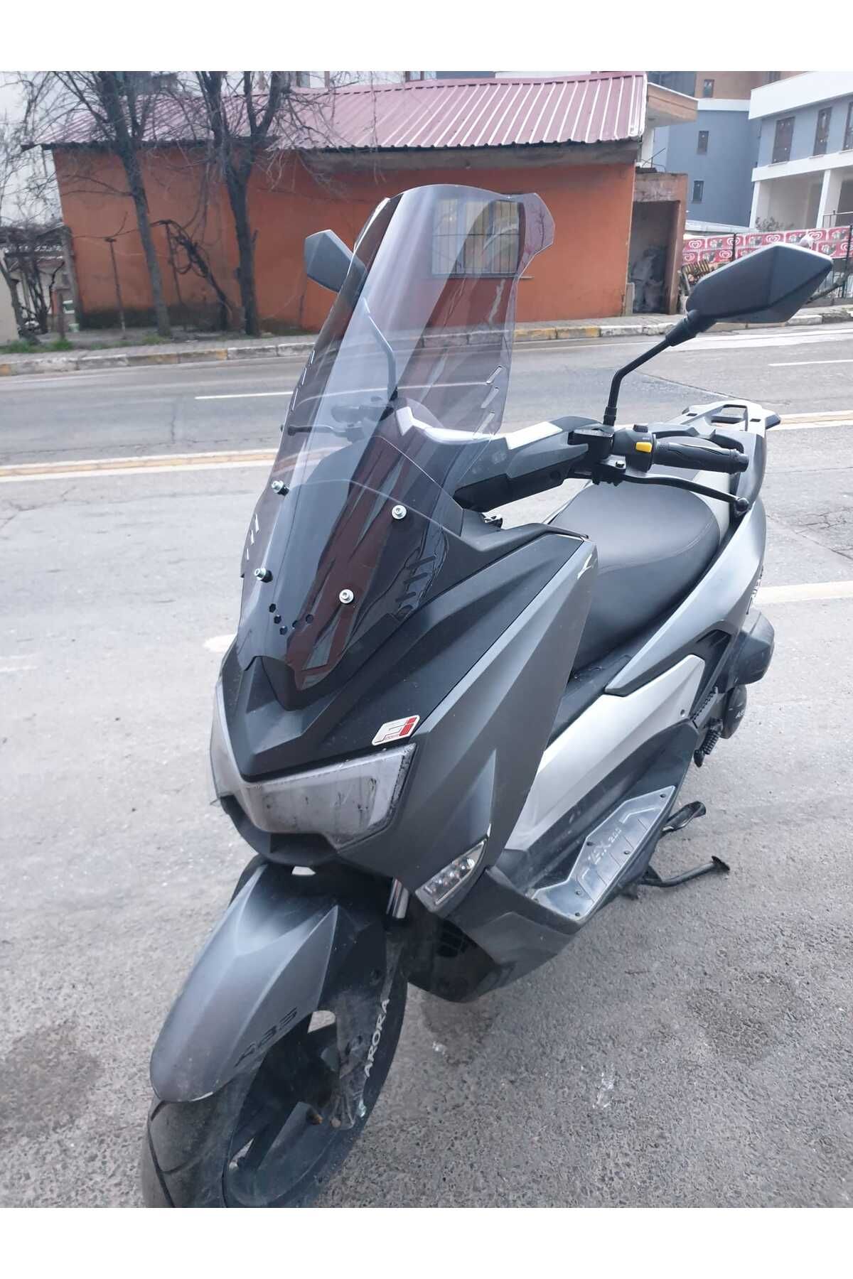 Arora ZRX 200 Siperlik Ön Cam 2022 Model 65cm Füme Renkli 4mm ORTA BOYLU CAM
