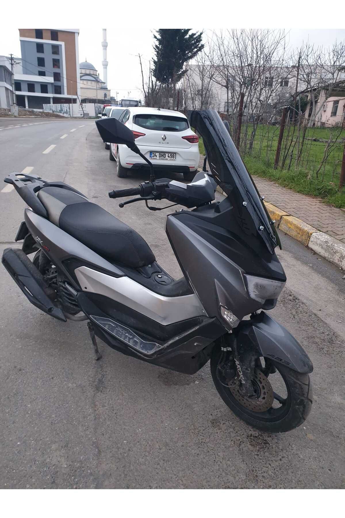 Arora ZRX 200 Siperlik Ön Cam 2022 Model 75cm Siyah Renkli 4mm UZUN CAM