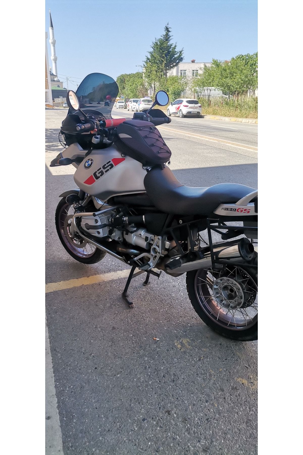 Bmw R 1150 ADV Siperlik Ön Cam 2002-2006 Model 52cm Siyah Renkli 4mm