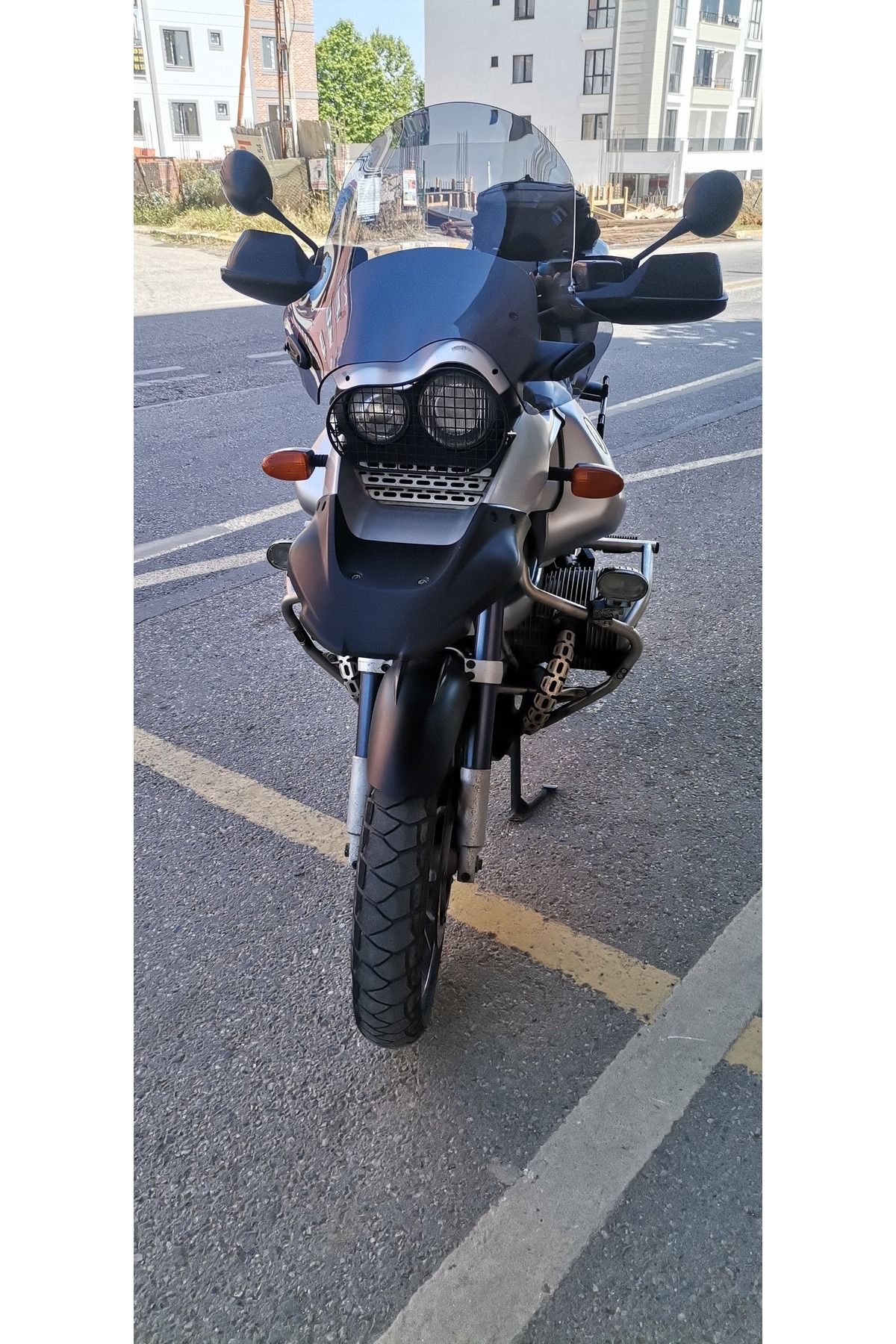 Bmw R 1150 ADV Siperlik Ön Cam 2002-2006 Model 52cm Füme Renkli 4mm