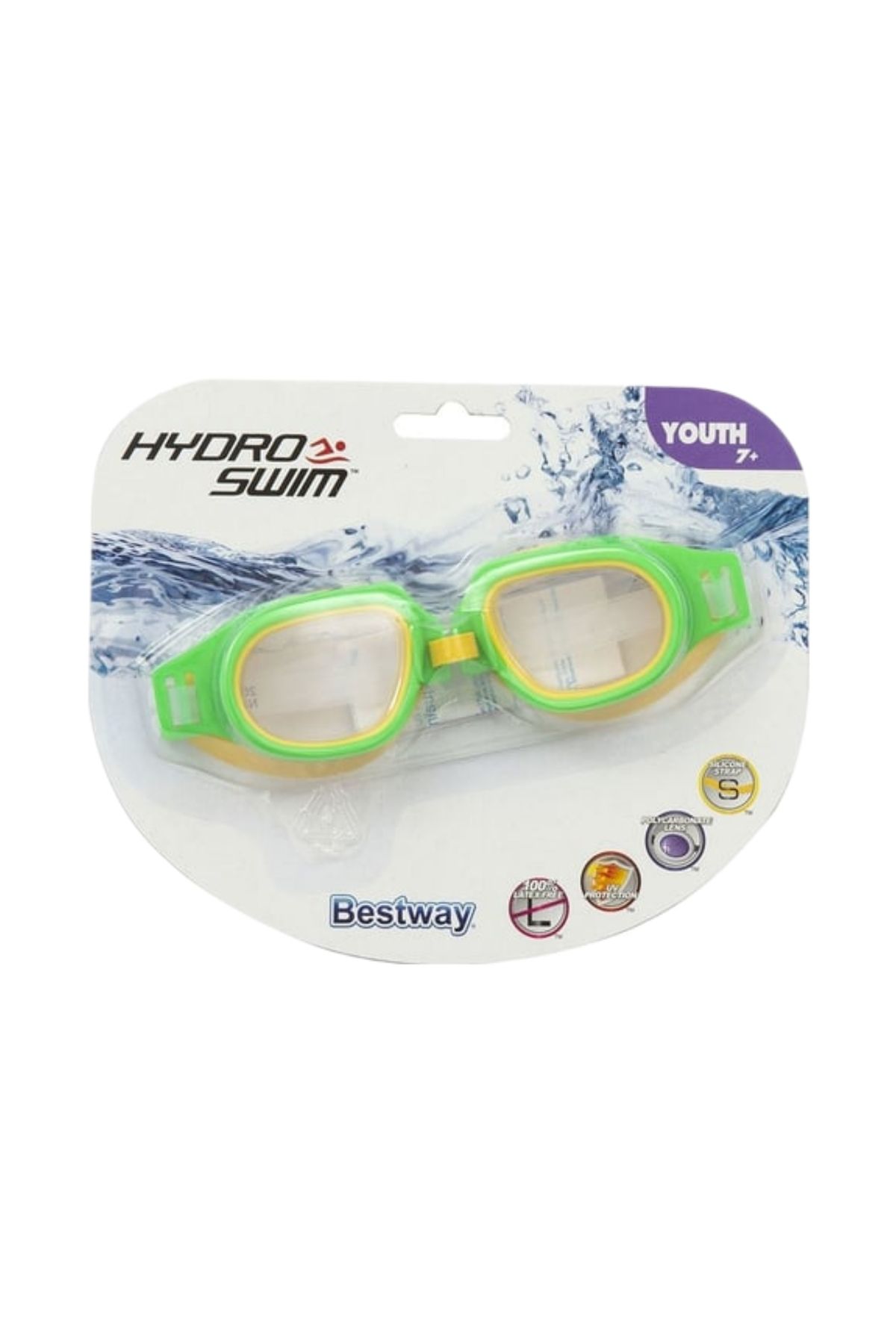 BESTWAY hydro swim yüzücü gözlüğü 7-14 yas yesil