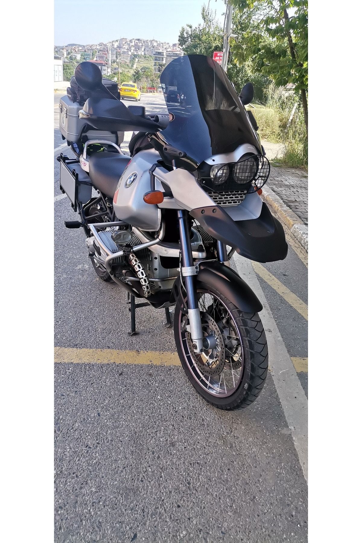 Bmw R 1150 ADV Siperlik Ön Cam 2002-2006 Model 52cm Siyah Renkli 4mm