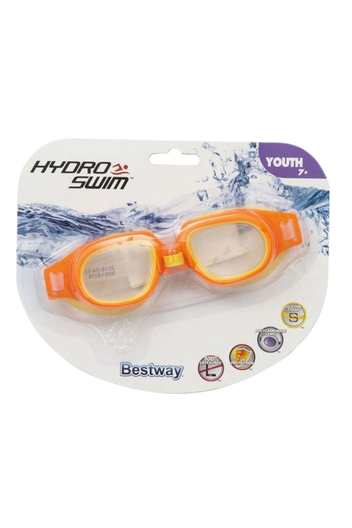 BESTWAY hydro swim yüzücü gözlüğü 7-14 yas turuncu