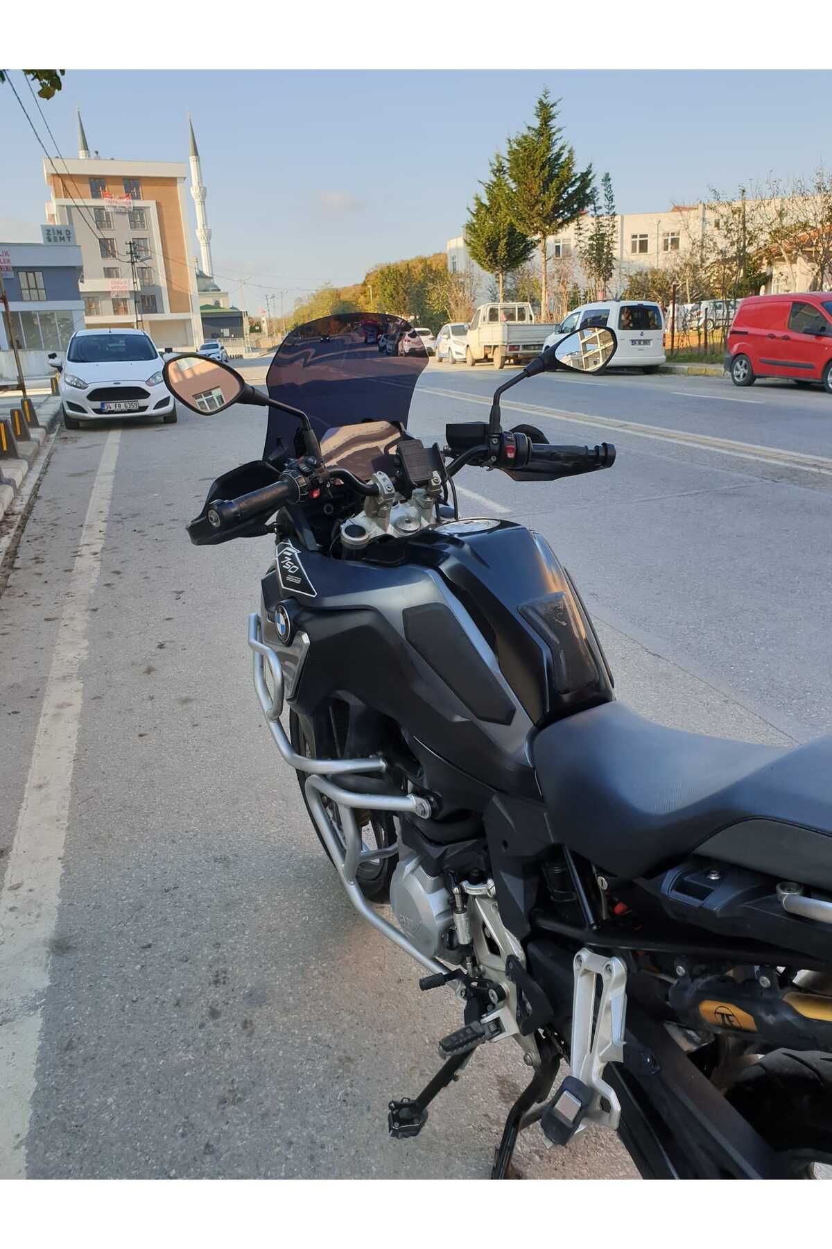 Bmw F750 850 Sport Siperlik Ön Cam 2018-2025 Model 44cm Şeffaf Renkli 4mm