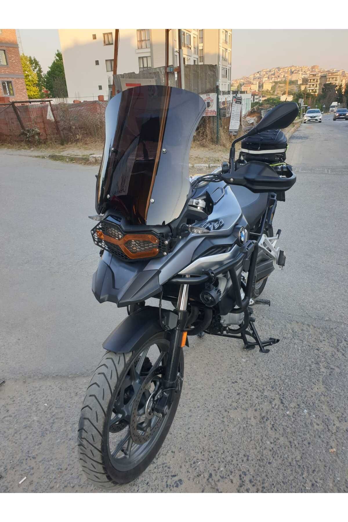 Bmw F750 Siperlik Ön Cam 2018-2023 Model 48cm Siyah Renkli 4mm