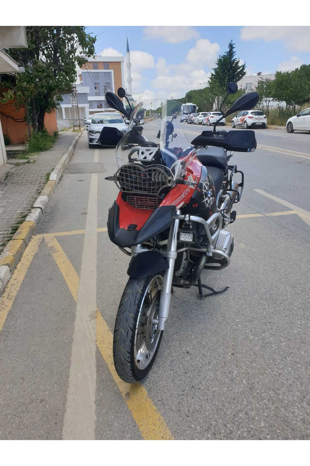 Bmw R 1200 GS Siperlik Ön Cam 2004-2012 Model 50cm Şeffaf Renkli 4mm UZUN CAM