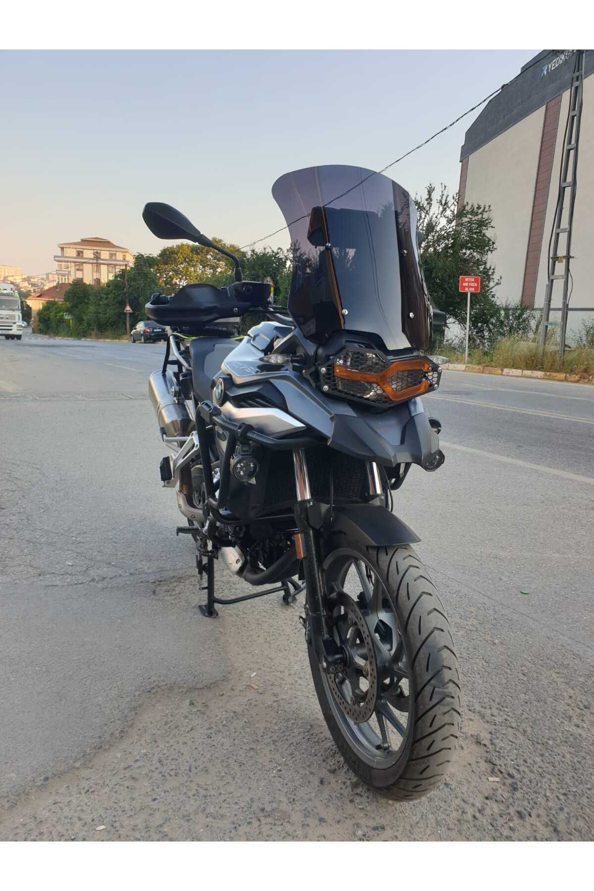 Bmw F750 Siperlik Ön Cam 2018-2023 Model 48cm Siyah Renkli 4mm