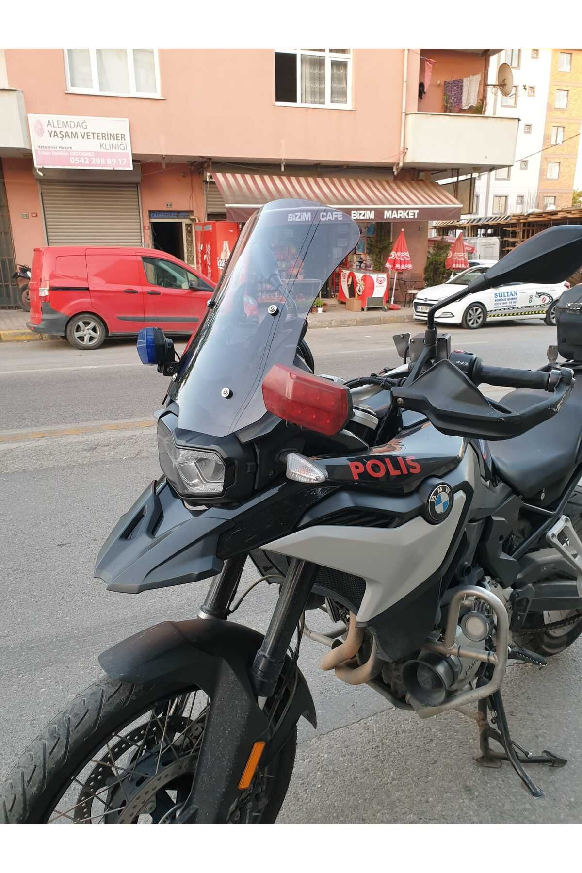 Bmw F850 GS ADV Siperlik Ön Cam 2018-2023 Model 46cm Füme Renkli 4mm