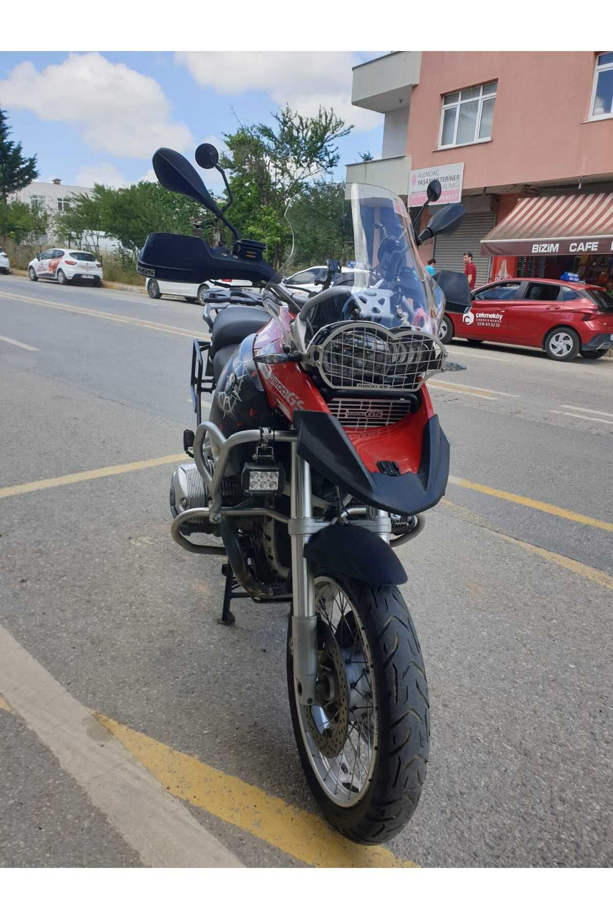 Bmw R 1200 GS Siperlik Ön Cam 2004-2012 Model 50cm Şeffaf Renkli 4mm UZUN CAM