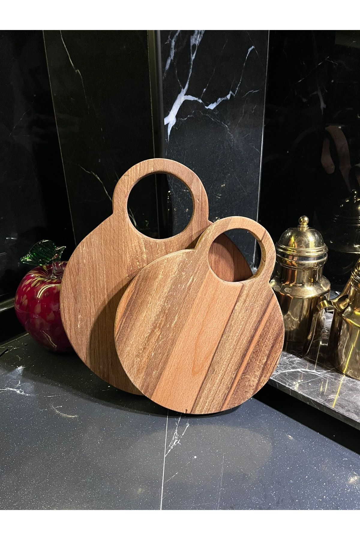 ccn design-مادة Hornbeam المصنوعة يدوياً 1 طقم لوح صلب للفصل الدراسي 18x21 21x26 سم 1