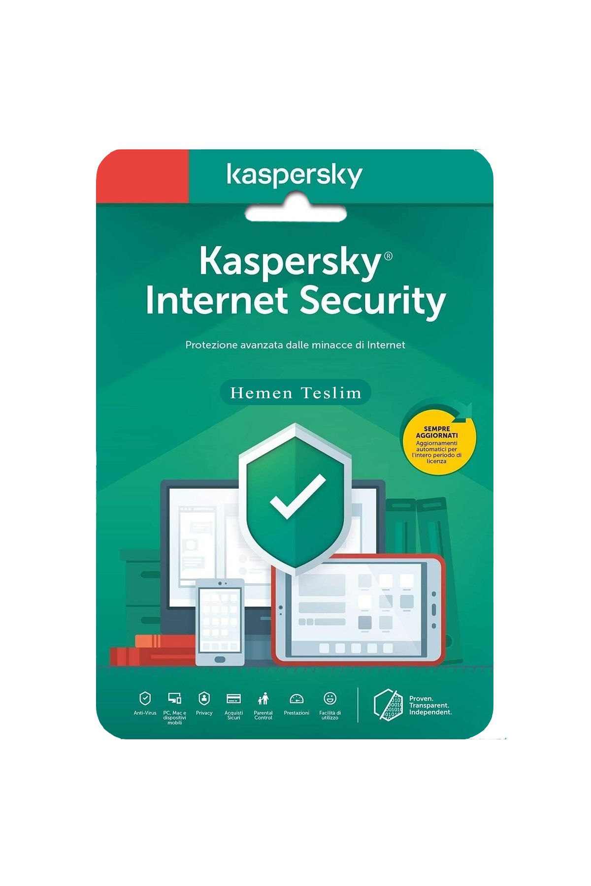 KASPERSKY İnternet Security 4 Cihaz 1 Yıl Hemen Teslim 2024