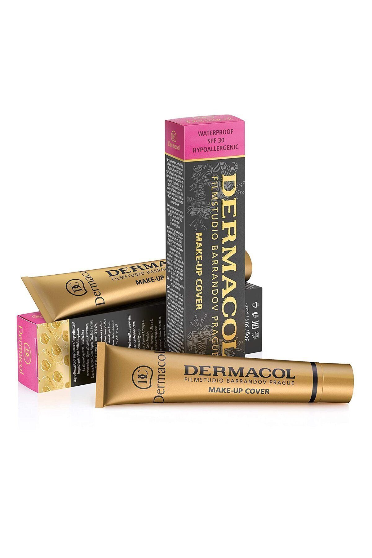 Dermacol-- Long-lasting waterproof full coverage liquid foundation For oily skin, 218 SPF30 8