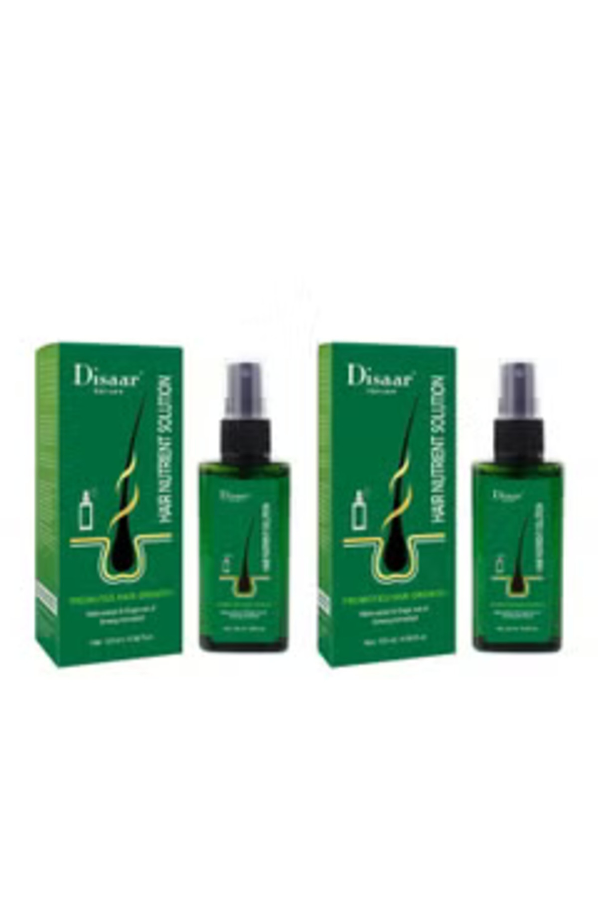 Disaar-BACK OF 2-Hair Nutrient Solution with Melon Extract and Ginger root oil 1