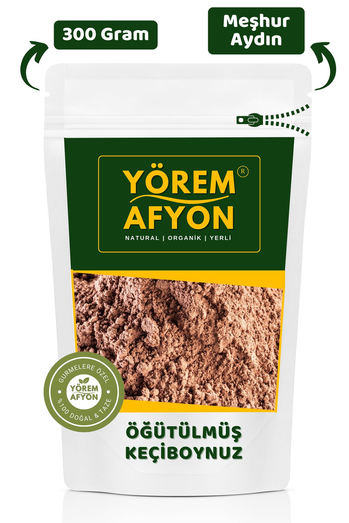 Gülçehre Aydın Yöresinden Glütensiz Çekirdeği Ile Öğütülmüş Toz Keçiboynuzu {ceratonia Siliqua} | 300gr.