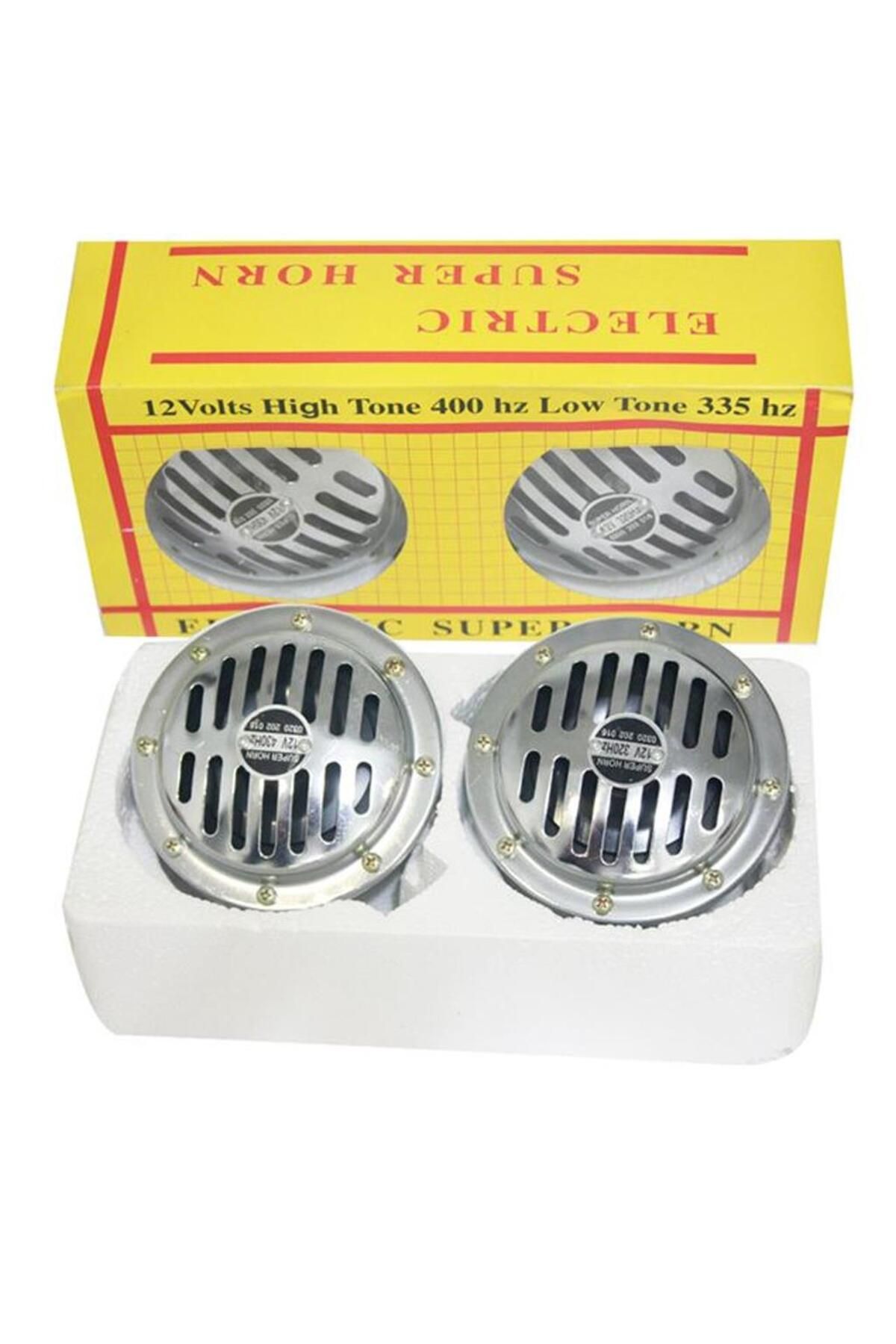 Carub Hko Süpertone Korna 12V Krom Küçük Kafa(13Cm) İnce-Kalın