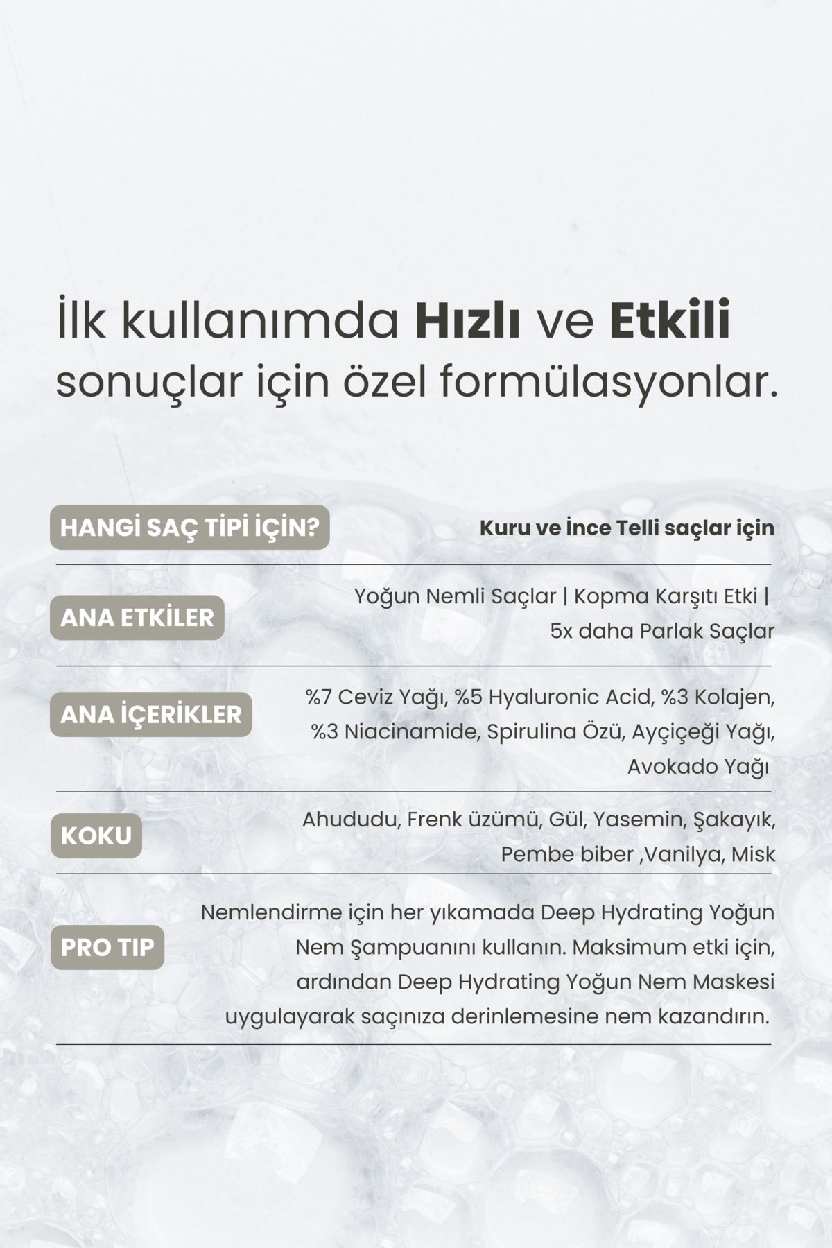 MATSU Deep Hydrating Kuru Saçlar Için Yoğun Nemlendirici Şampuan 350ml-5