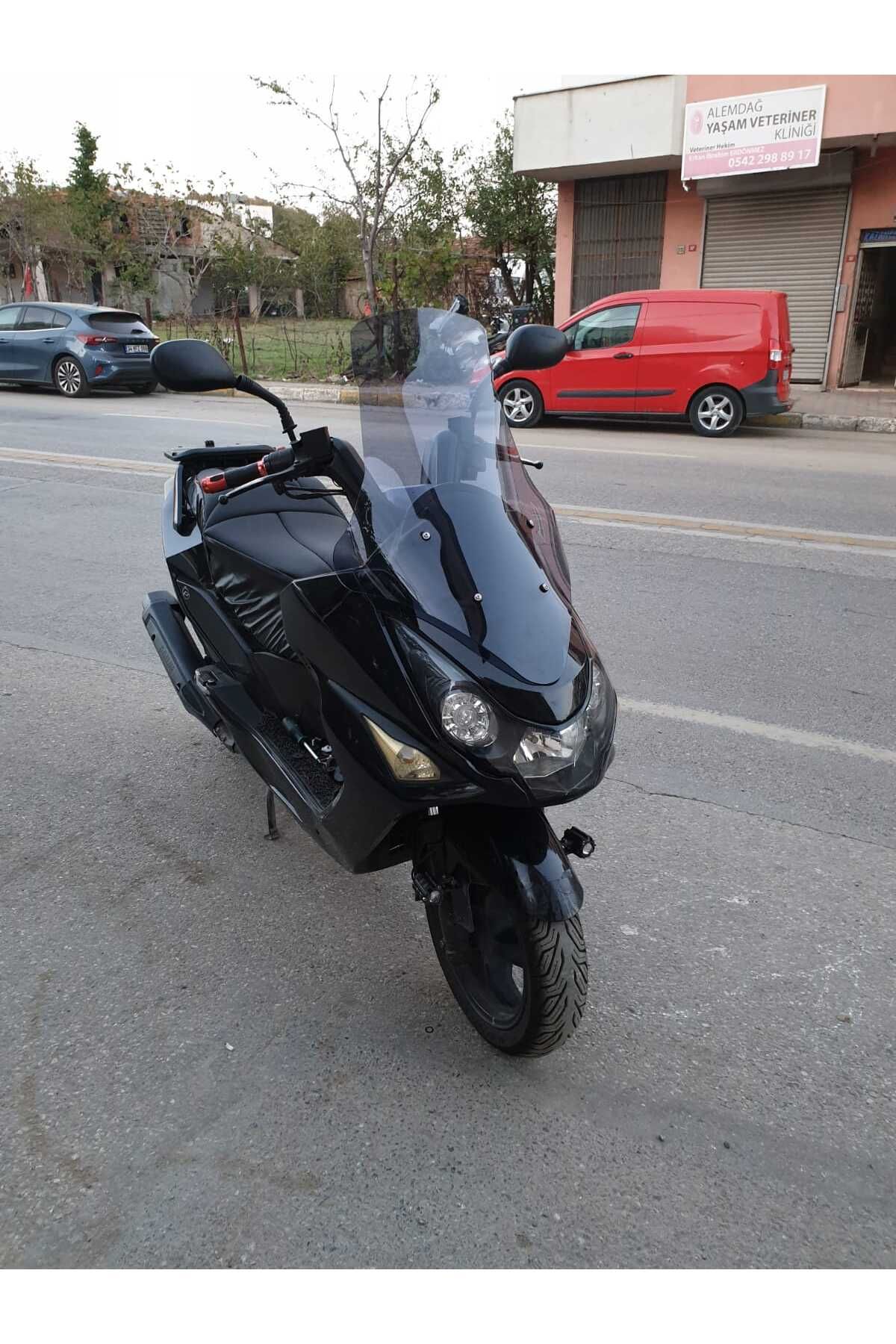 Daelim S3 Advance Siperlik Ön Cam 2010-2018 Model 77cm Füme Renkli 4mm