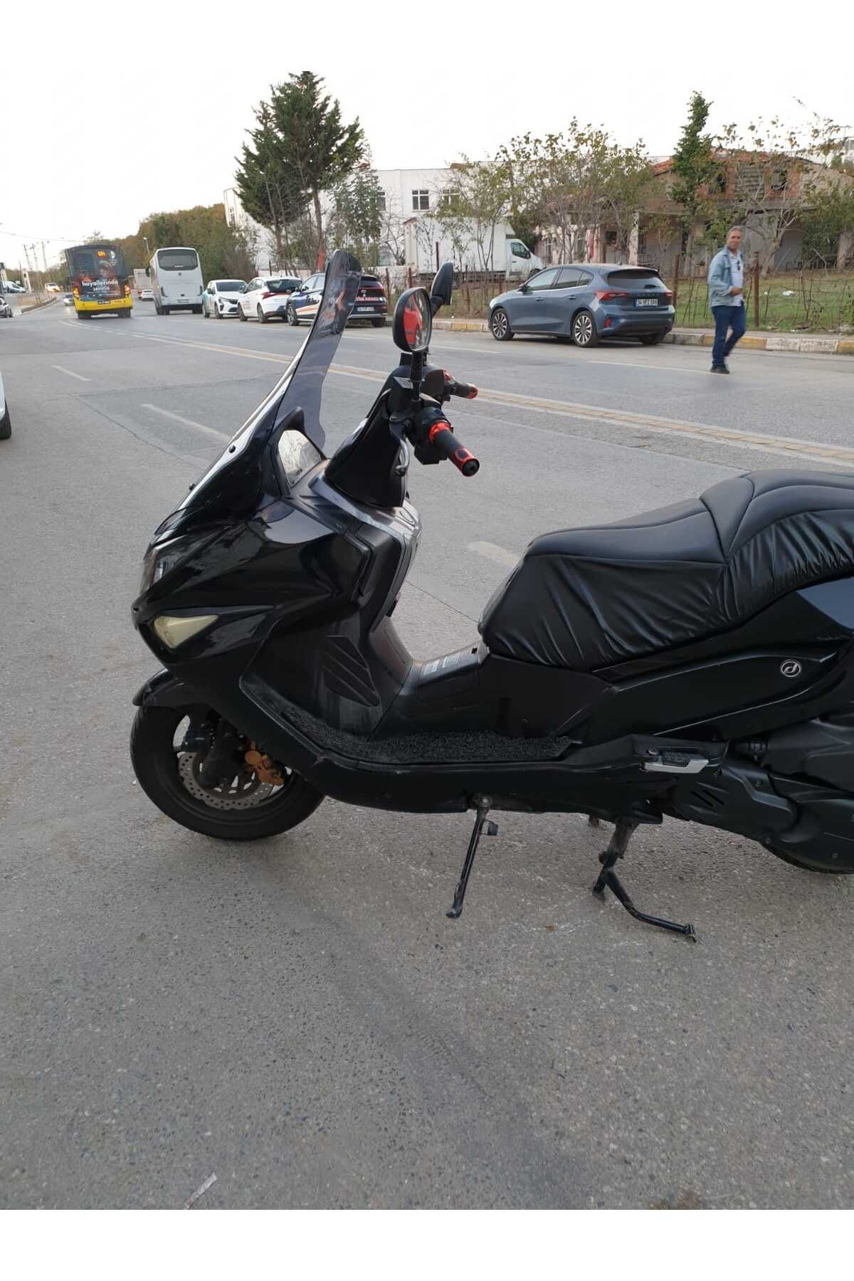 Daelim S3 Advance Siperlik Ön Cam 2010-2018 Model 77cm Füme Renkli 4mm