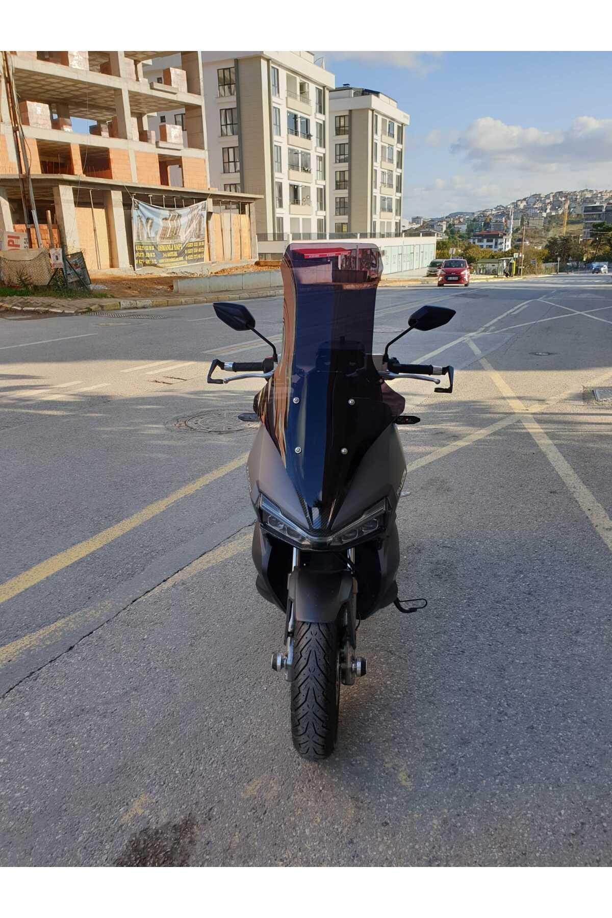 Falcon Trex 188 Siperlik Ön Cam 2022-2025 Model 78cm Siyah Renkli 4mm UZUN CAM