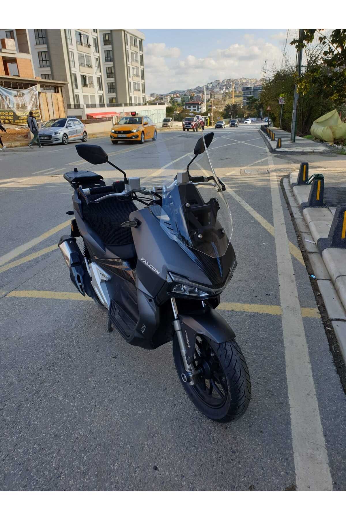 Falcon Trex 188 Siperlik Ön Cam 2022-2025 Model 75cm Şeffaf Renkli 4mm UZUN CAM