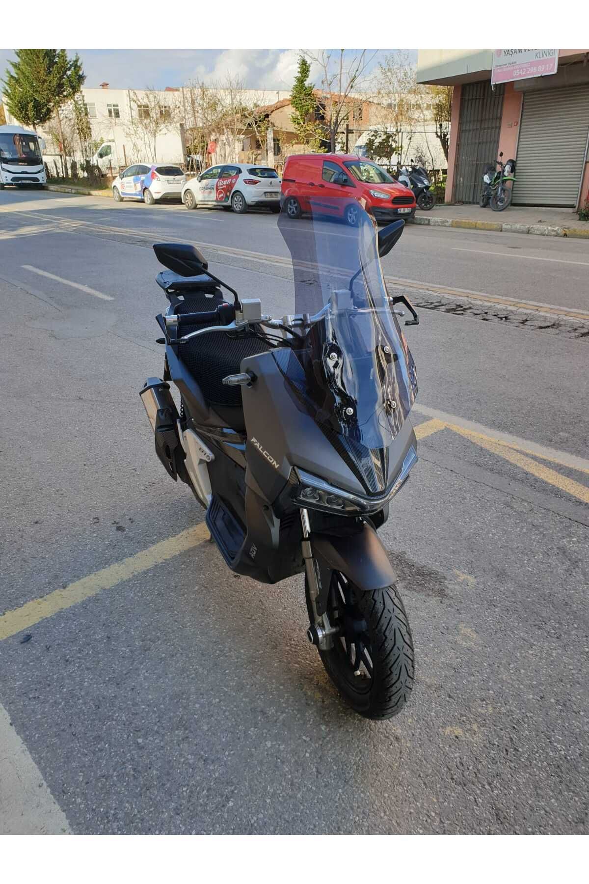 Falcon Trex 188 Siperlik Ön Cam 2022-2025 Model 75cm Füme Renkli 4mm UZUN CAM