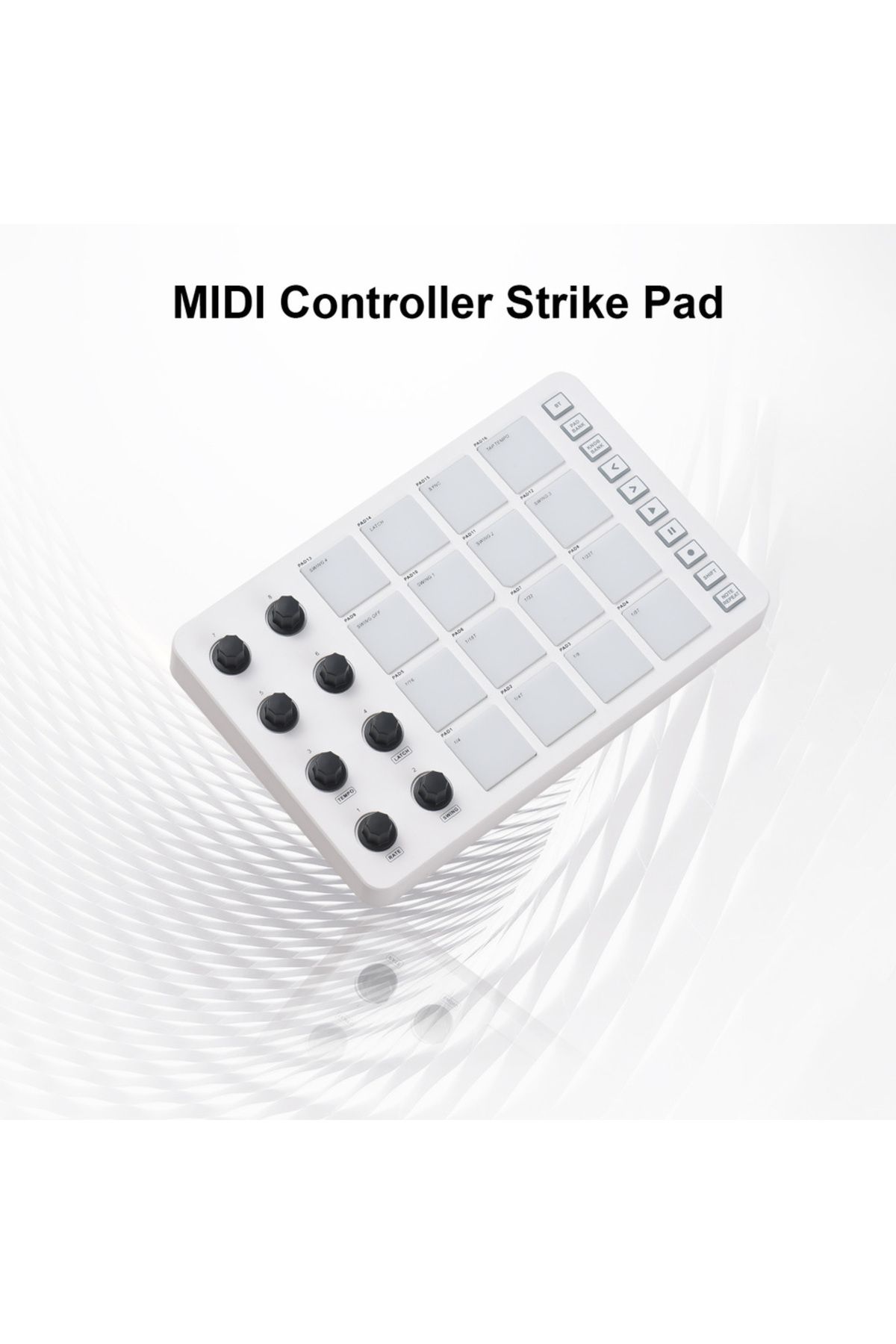 Choice-MIDI Controller Strike Pad RGB Backlight MIDI Keyboard BT Connection Low Latency 3.5mm Output Int... 4