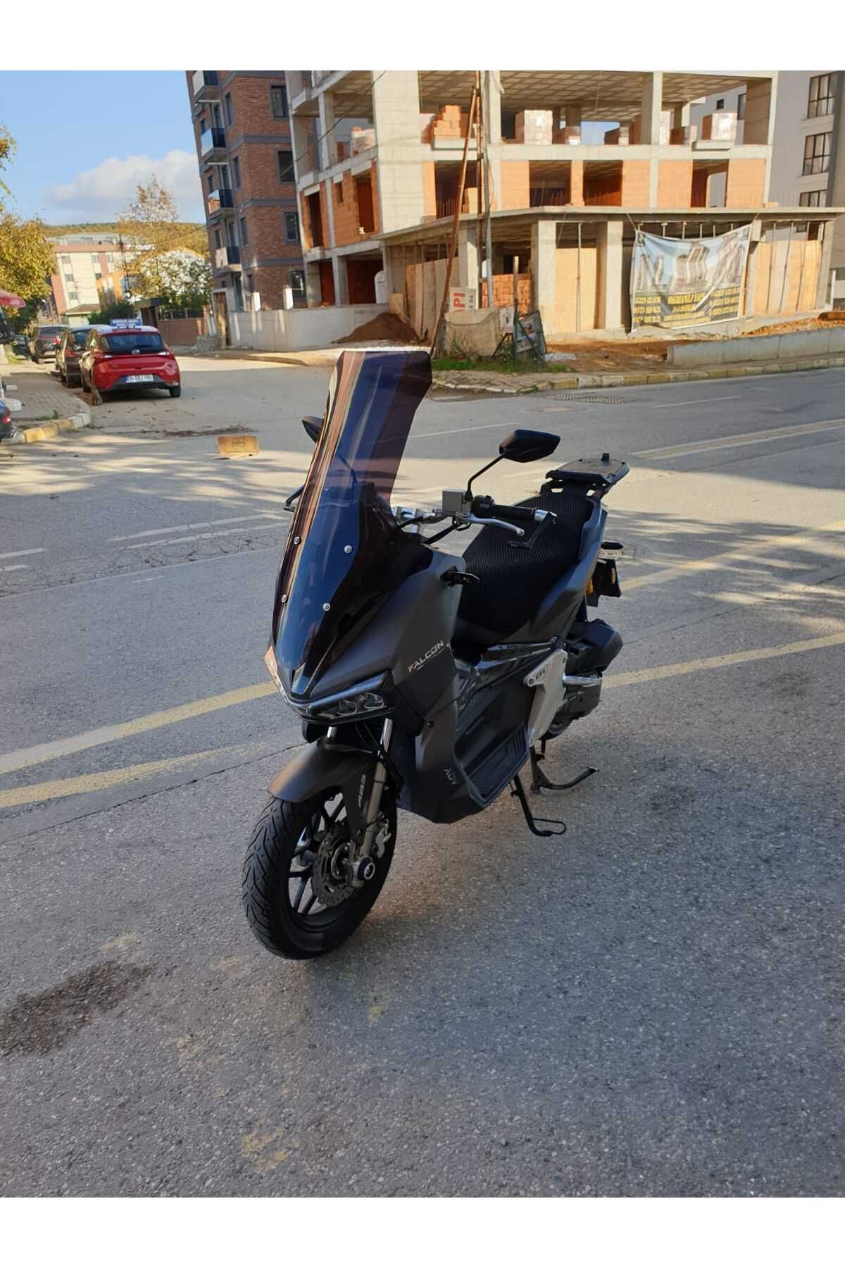 Falcon Trex 188 Siperlik Ön Cam 2022-2025 Model 78cm Siyah Renkli 4mm UZUN CAM