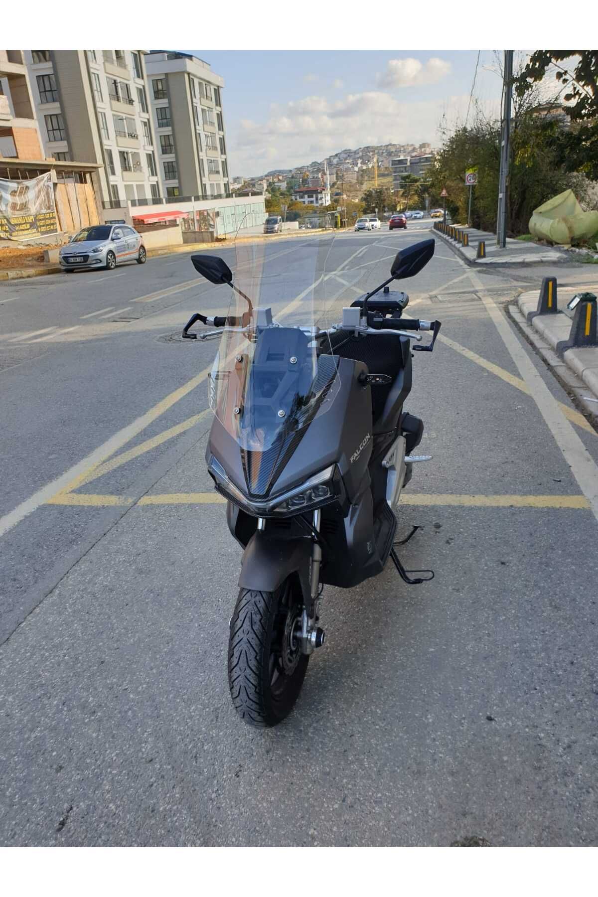 Falcon Trex 188 Siperlik Ön Cam 2022-2025 Model 75cm Şeffaf Renkli 4mm UZUN CAM