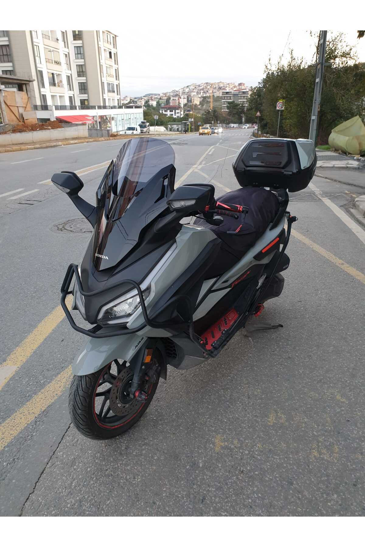 Honda Forza 250 Siperlik Ön Cam 2021-2025 Model 47cm Füme Renkli 4mm BOY