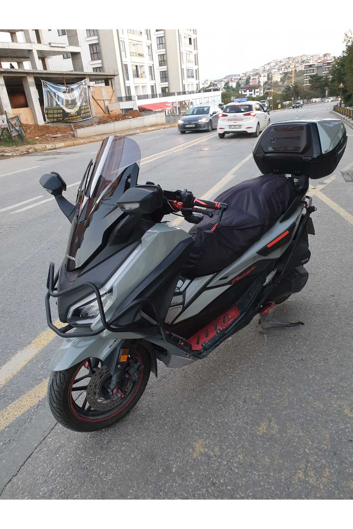 Honda Forza 250 Siperlik Ön Cam 2021-2025 Model 47cm Füme Renkli 4mm BOY