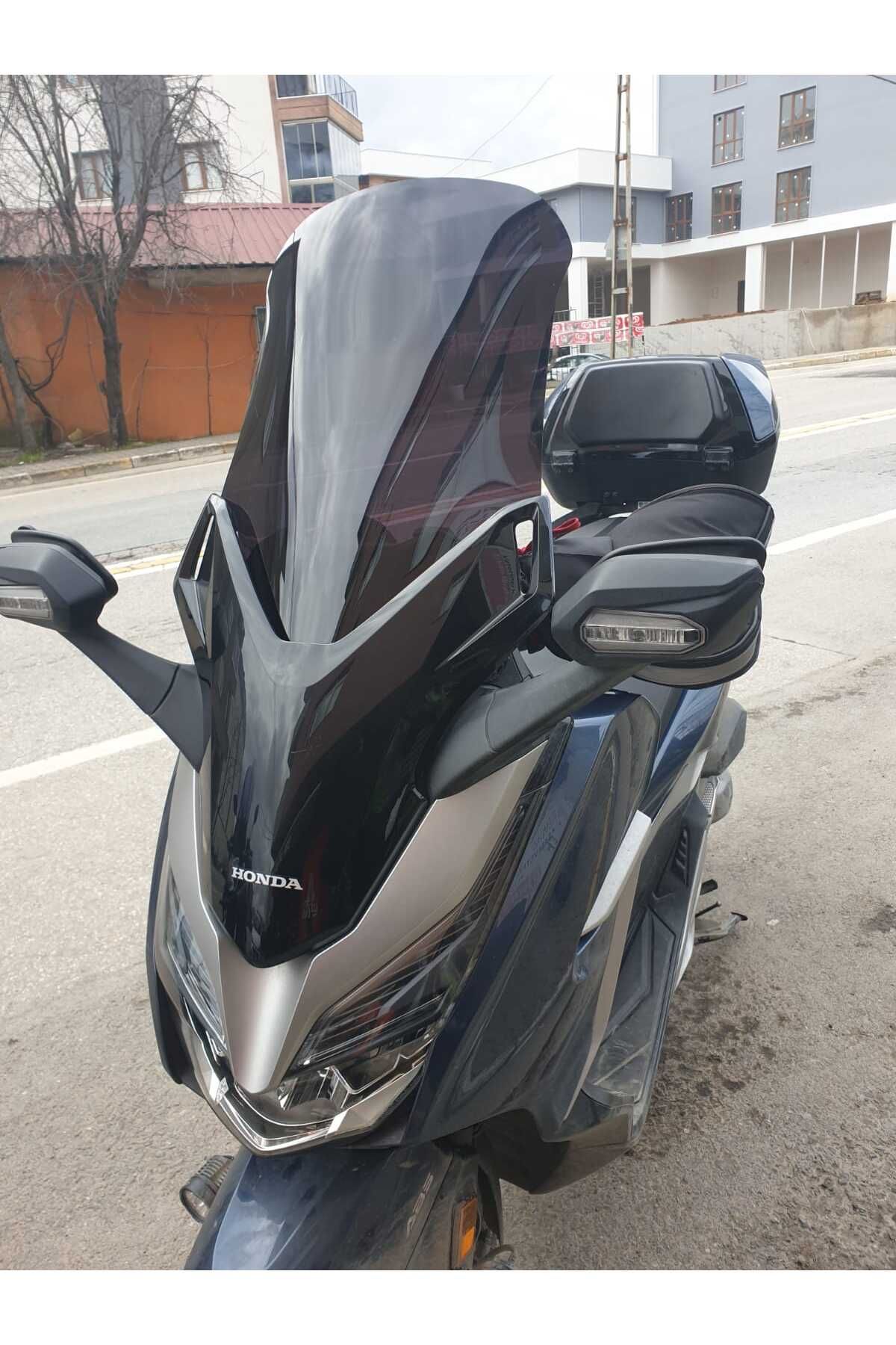 Honda Forza 250 Siperlik Ön Cam 2018 2020 Model 58cm Siyah Renkli 4mm