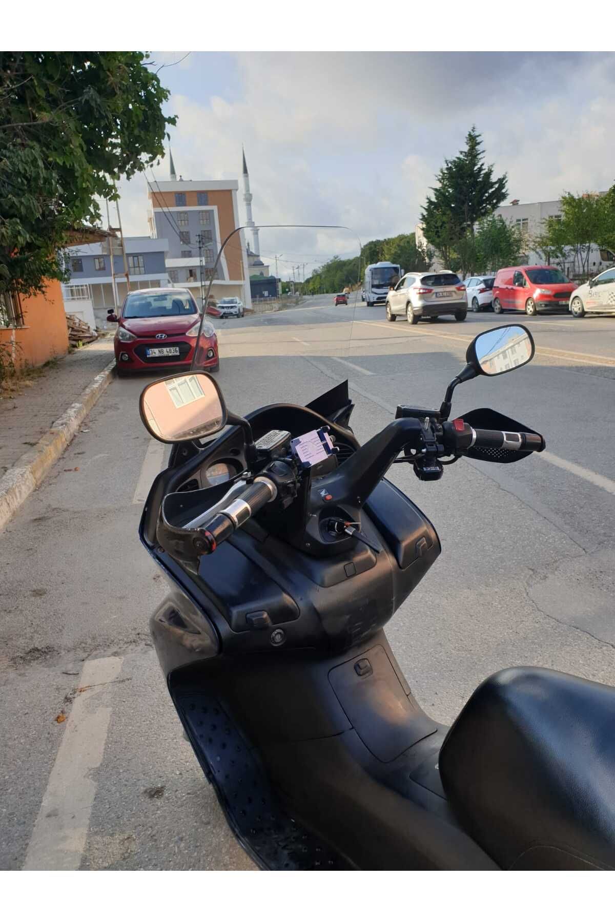 Honda Silverwing SWT 400 Siperlik Ön Cam 2006 2009 Model 52cm Şeffaf Renkli 4mm