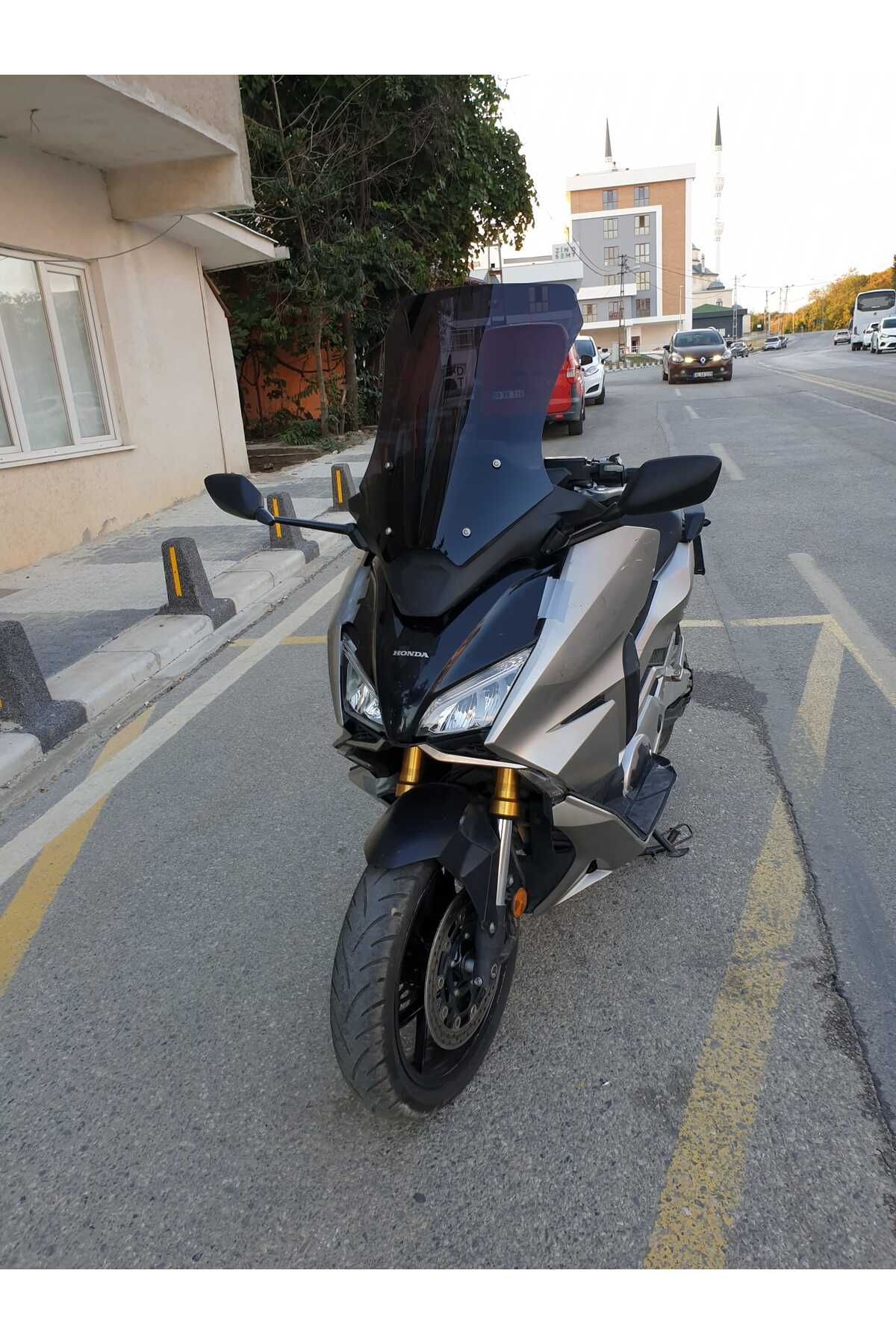Honda Forza NSS 750 Siperlik Ön Cam 2021 2023 Model 60cm Siyah Renkli 4mm