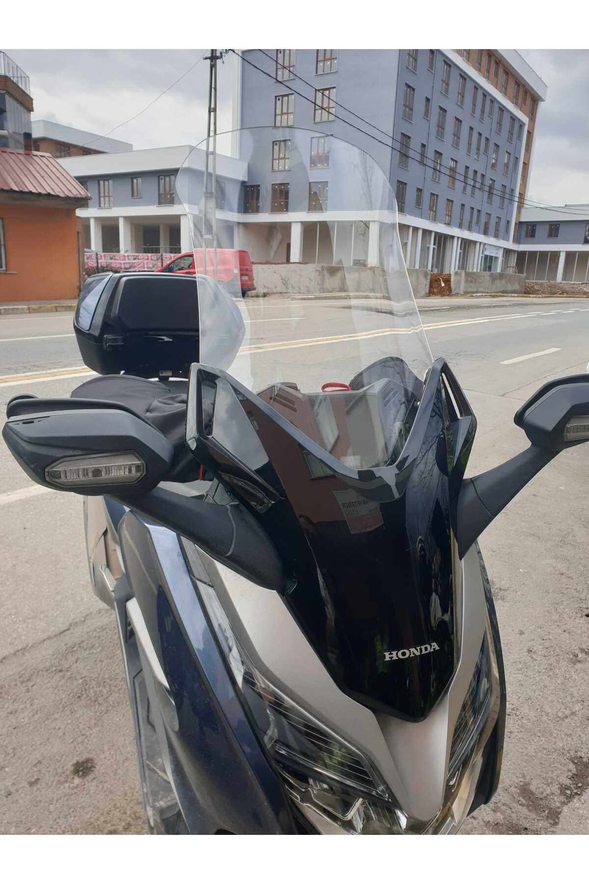 Honda Forza 250 Siperlik Ön Cam 2018 2020 Model 58cm Şeffaf Renkli 4mm