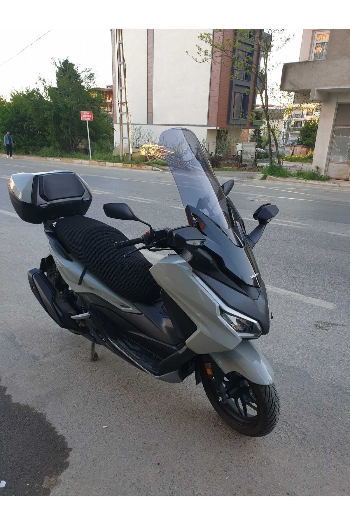 Honda Forza 250 Siperlik Ön Cam 2021-2025 Model 63cm Füme Renkli 4mm UZUN CAM