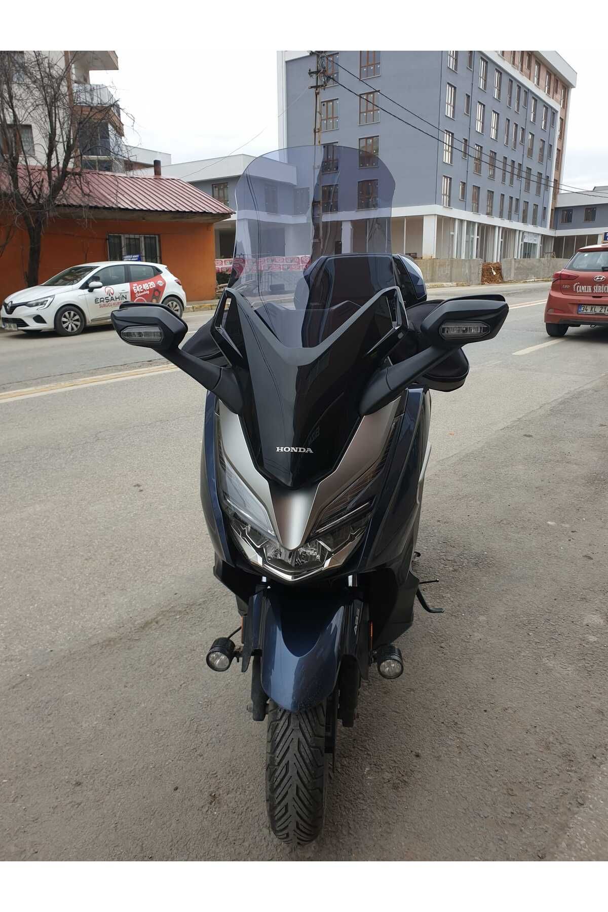 Honda Forza 250 Siperlik Ön Cam 2018 2020 Model 58cm Füme Renkli 4mm