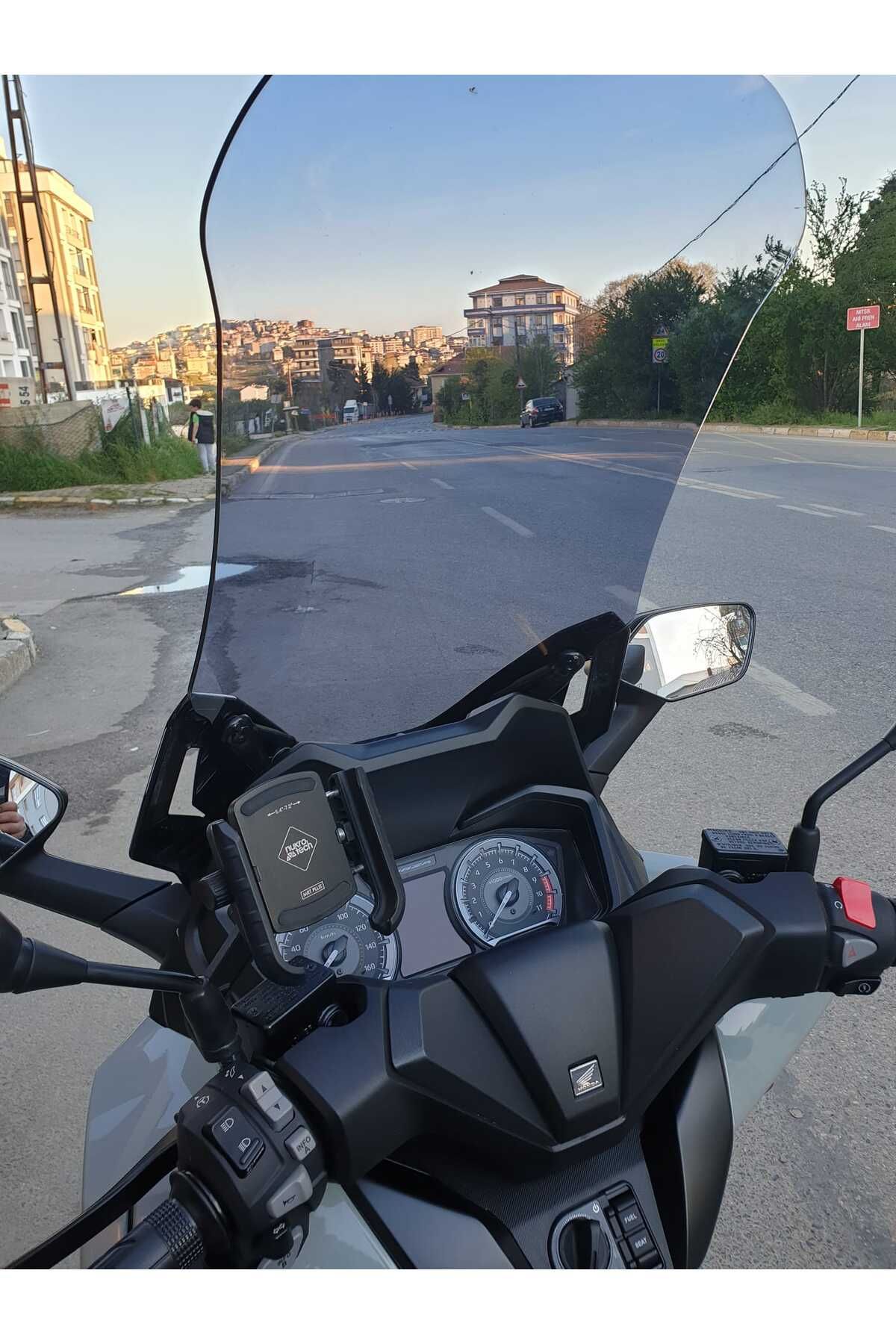 Honda Forza 250 Siperlik Ön Cam 2021-2025 Model 63cm Füme Renkli 4mm UZUN CAM