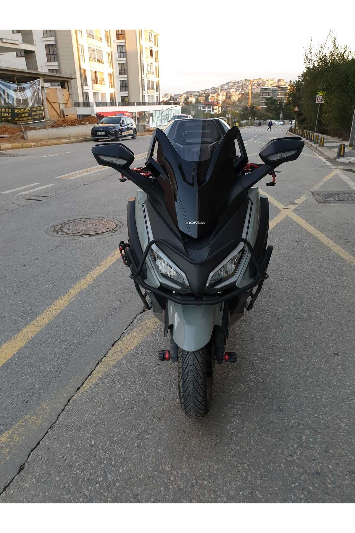 Honda Forza 250 Siperlik Ön Cam 2021-2025 Model 47cm Şeffaf Renkli 4mm BOY