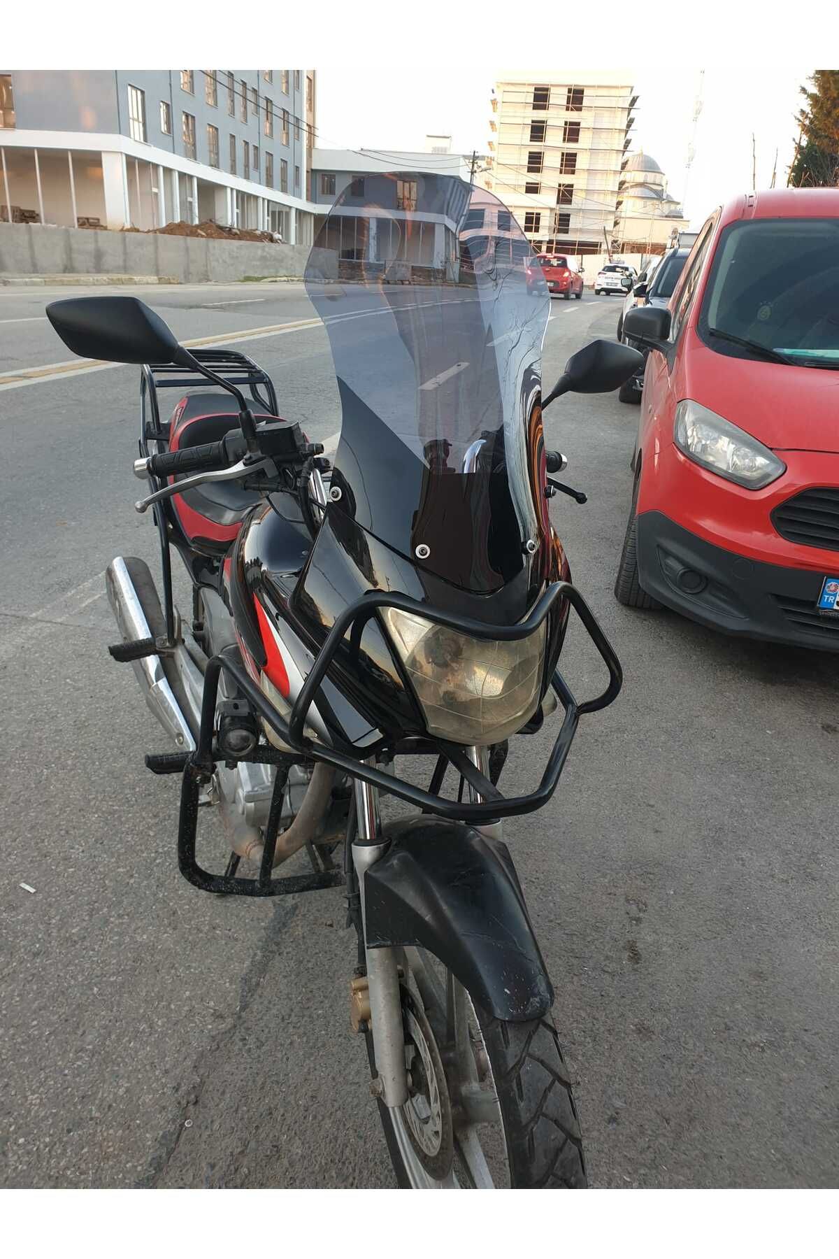 Honda CBF 150 Siperlik Ön Cam 2005 2017 Model 51cm Füme Renkli 4mm