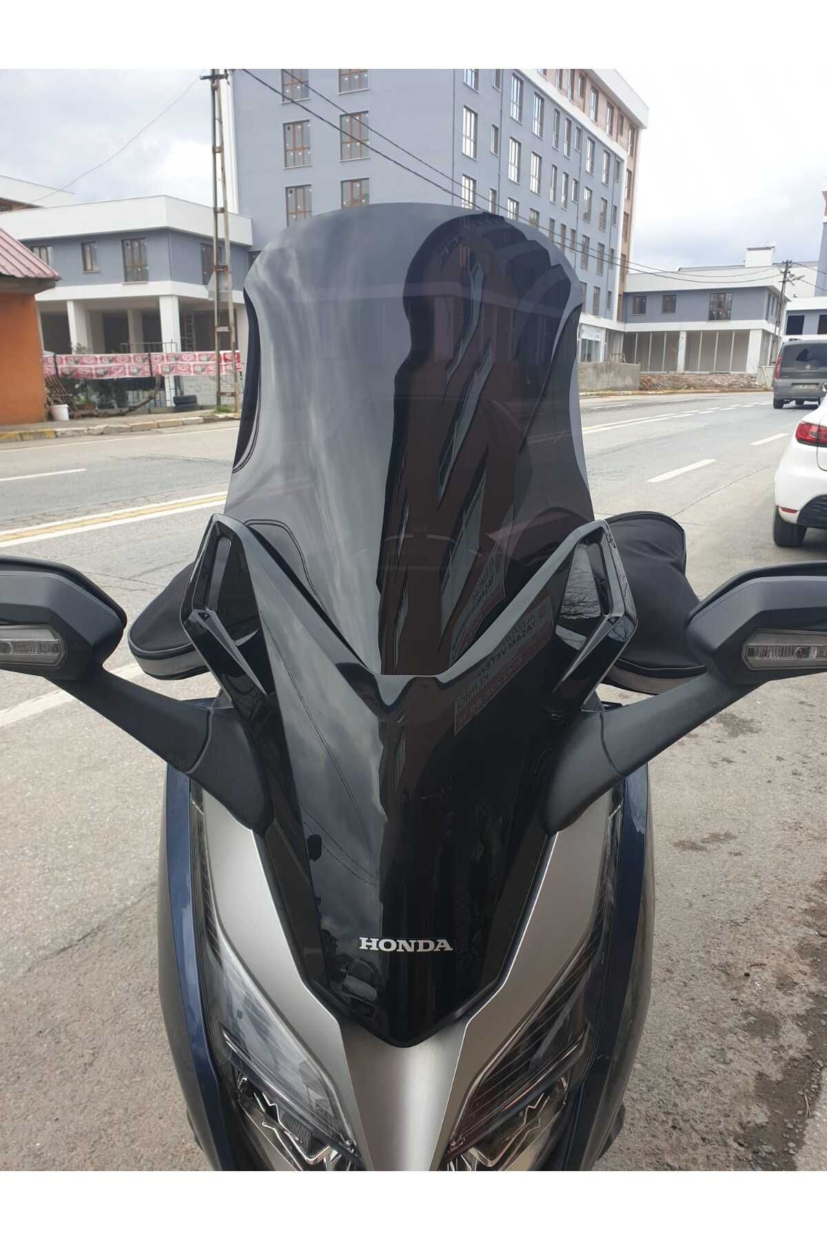 Honda Forza 250 Siperlik Ön Cam 2018 2020 Model 58cm Siyah Renkli 4mm