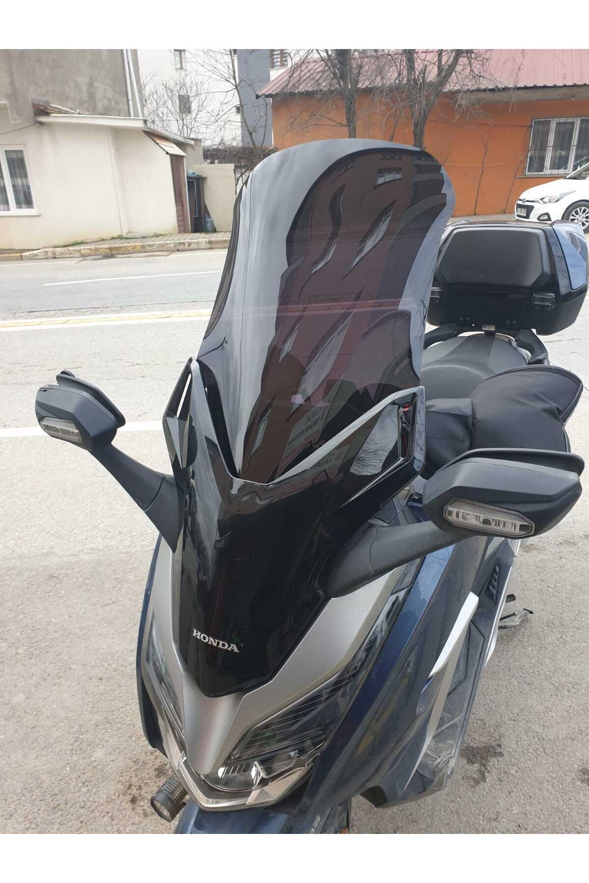 Honda Forza 250 Siperlik Ön Cam 2018 2020 Model 58cm Siyah Renkli 4mm