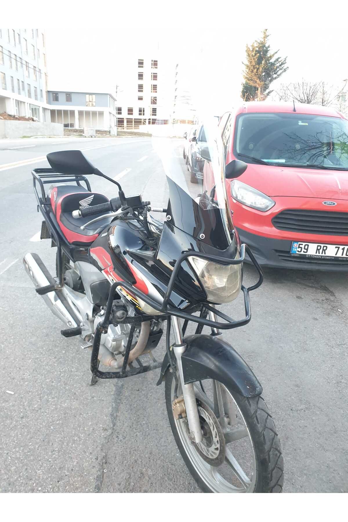 Honda CBF 150 Siperlik Ön Cam 2005 2017 Model 51cm Şeffaf Renkli 4mm