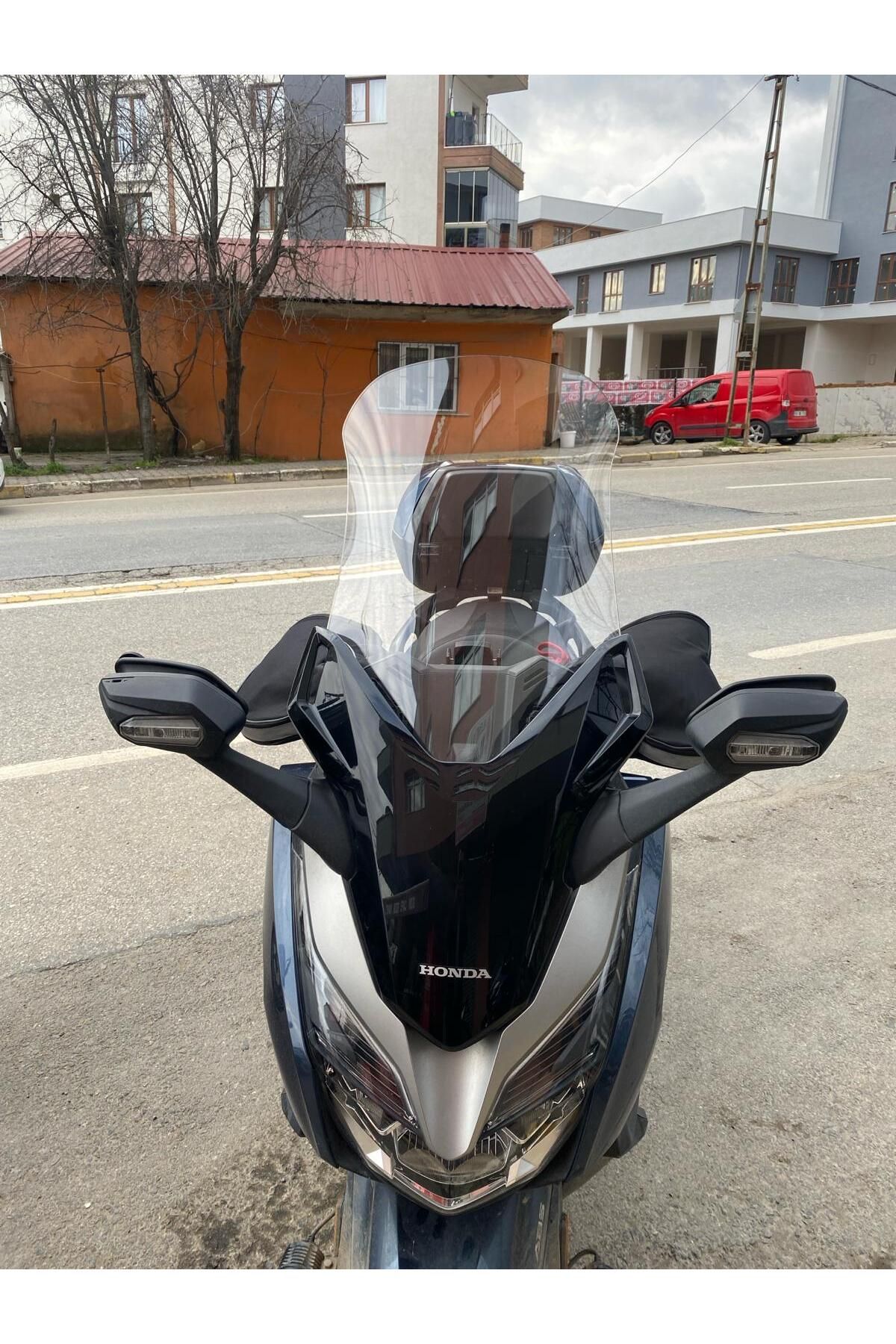 Honda Forza 250 Siperlik Ön Cam 2018 2020 Model 58cm Şeffaf Renkli 4mm