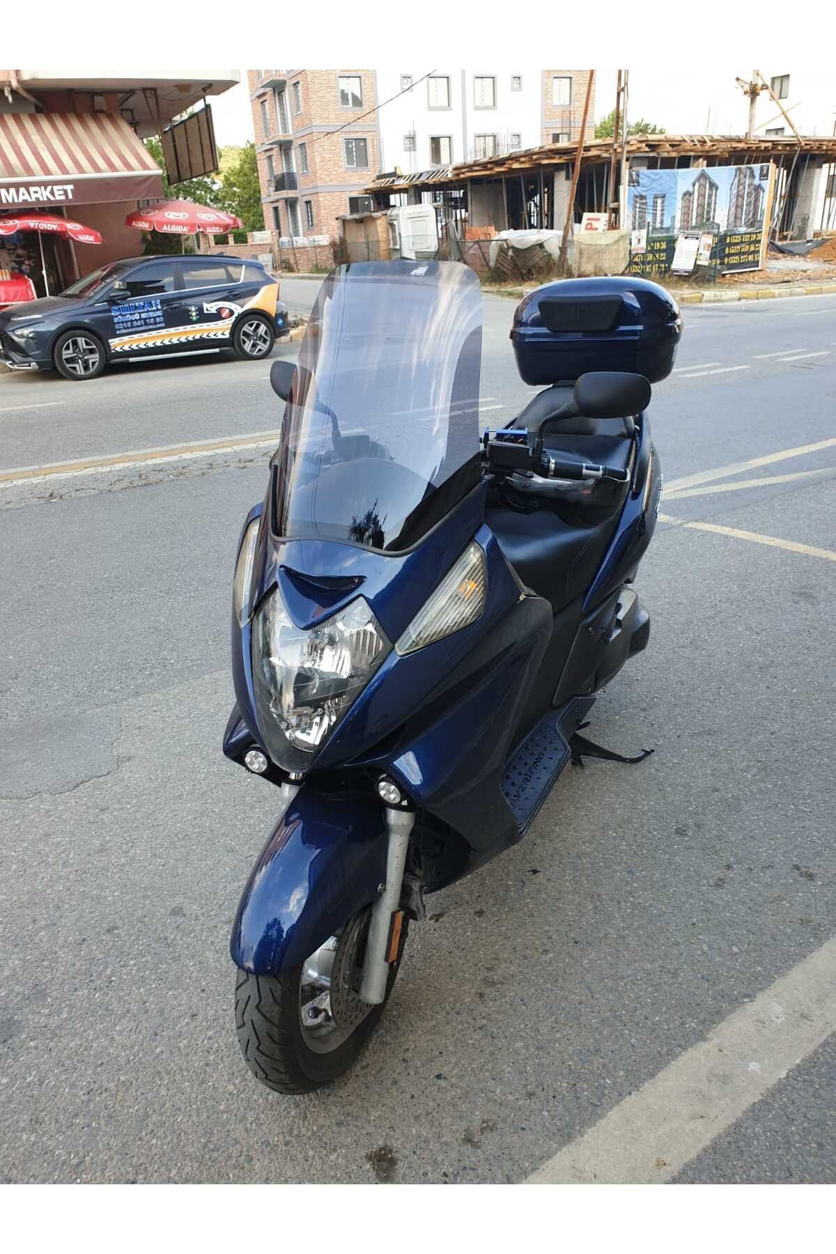 Honda Silverwing SWT 400 Siperlik Ön Cam 2006 2009 Model 52cm Füme Renkli 4mm
