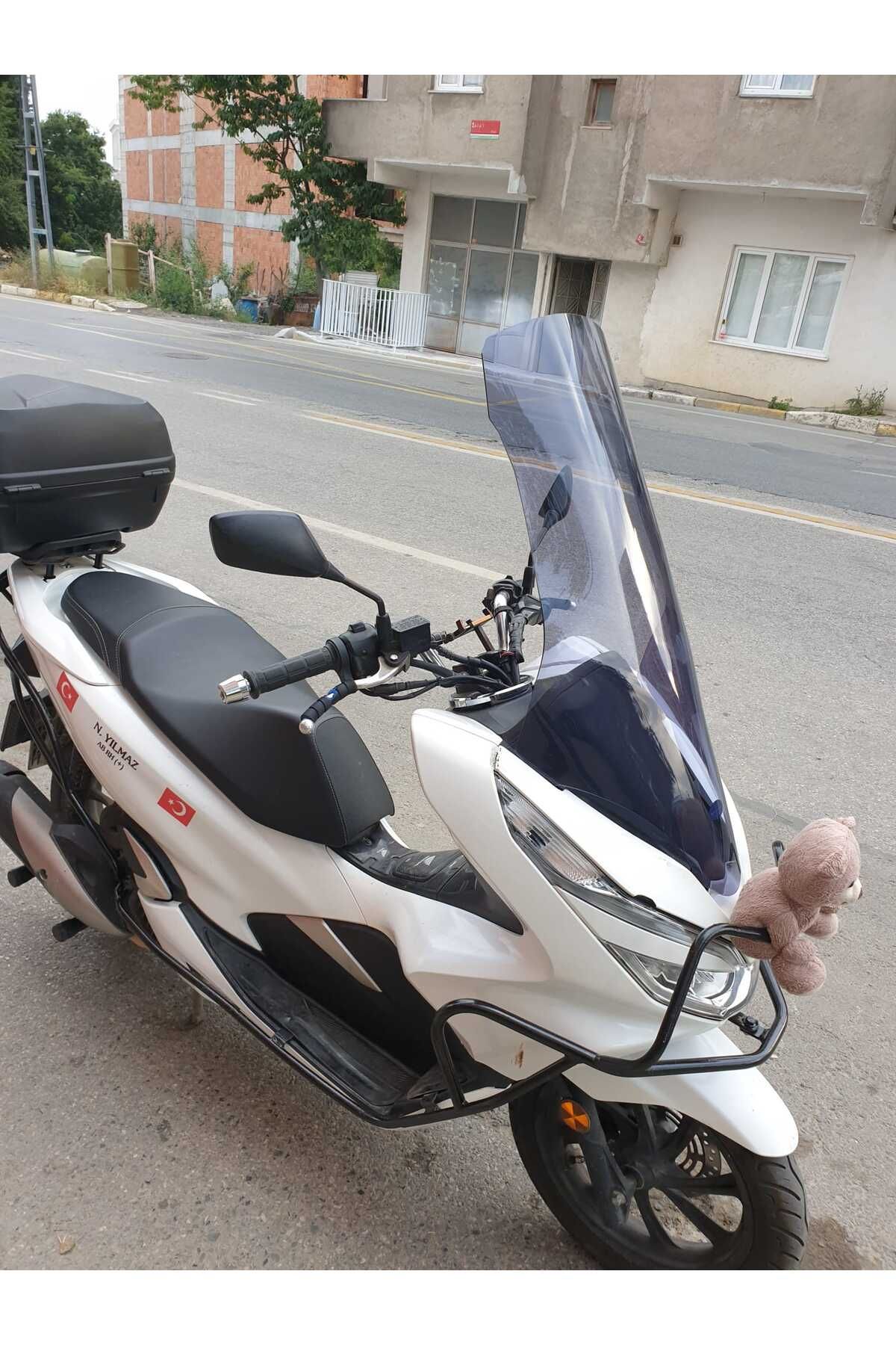 Honda Pcx Siperlik Ön Cam 2018 2020 Model 83cm Füme Renkli UZUN CAM